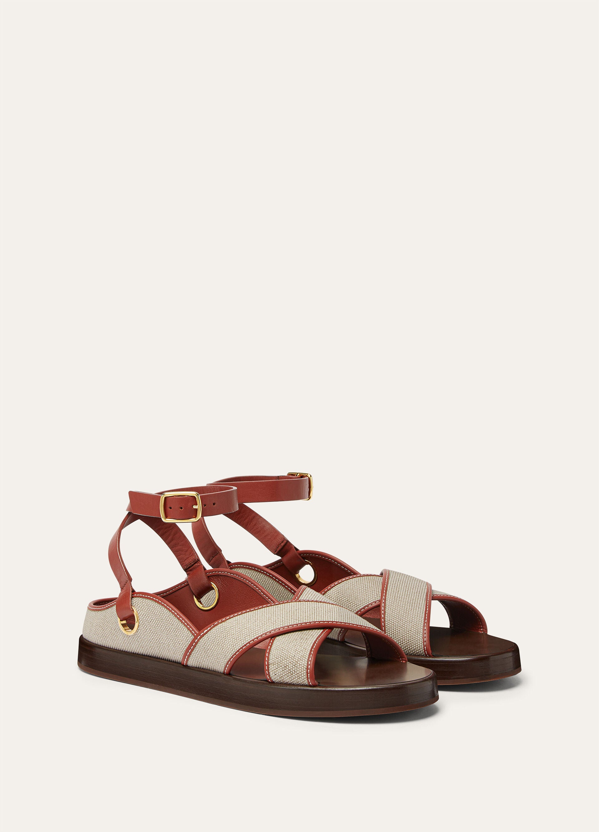 Leo Sandal - Natural/Deep Kummel