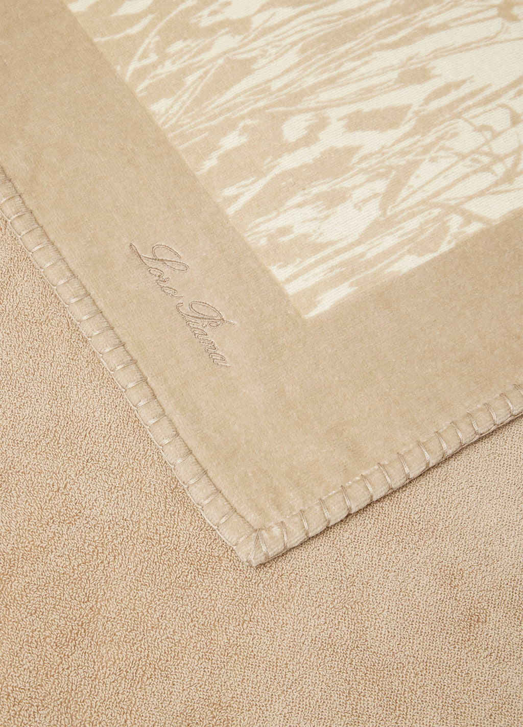 Campo di Lino Beach Towel - Shaded White/Zen