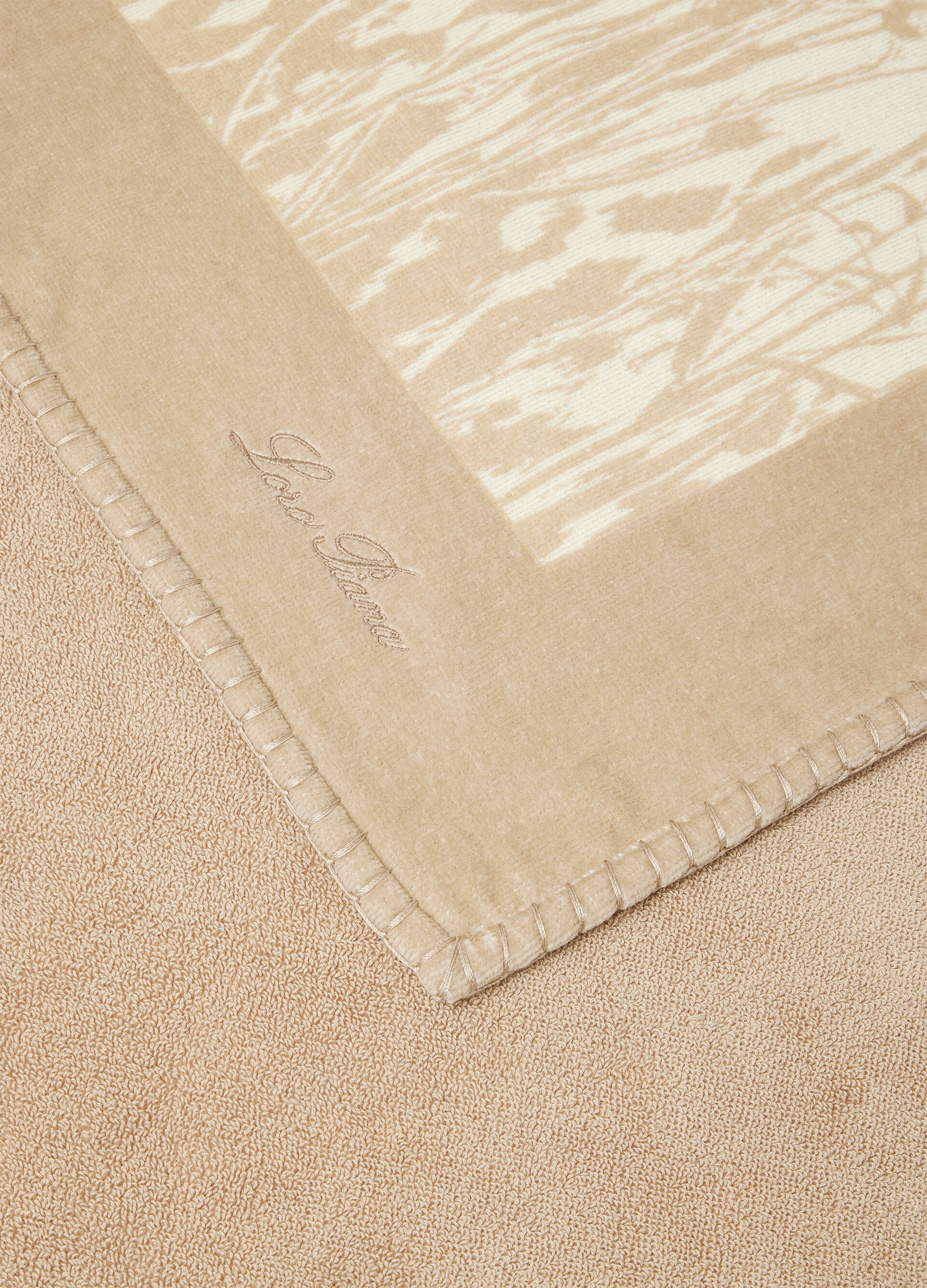 Campo di Lino Beach Towel - Shaded White/Zen