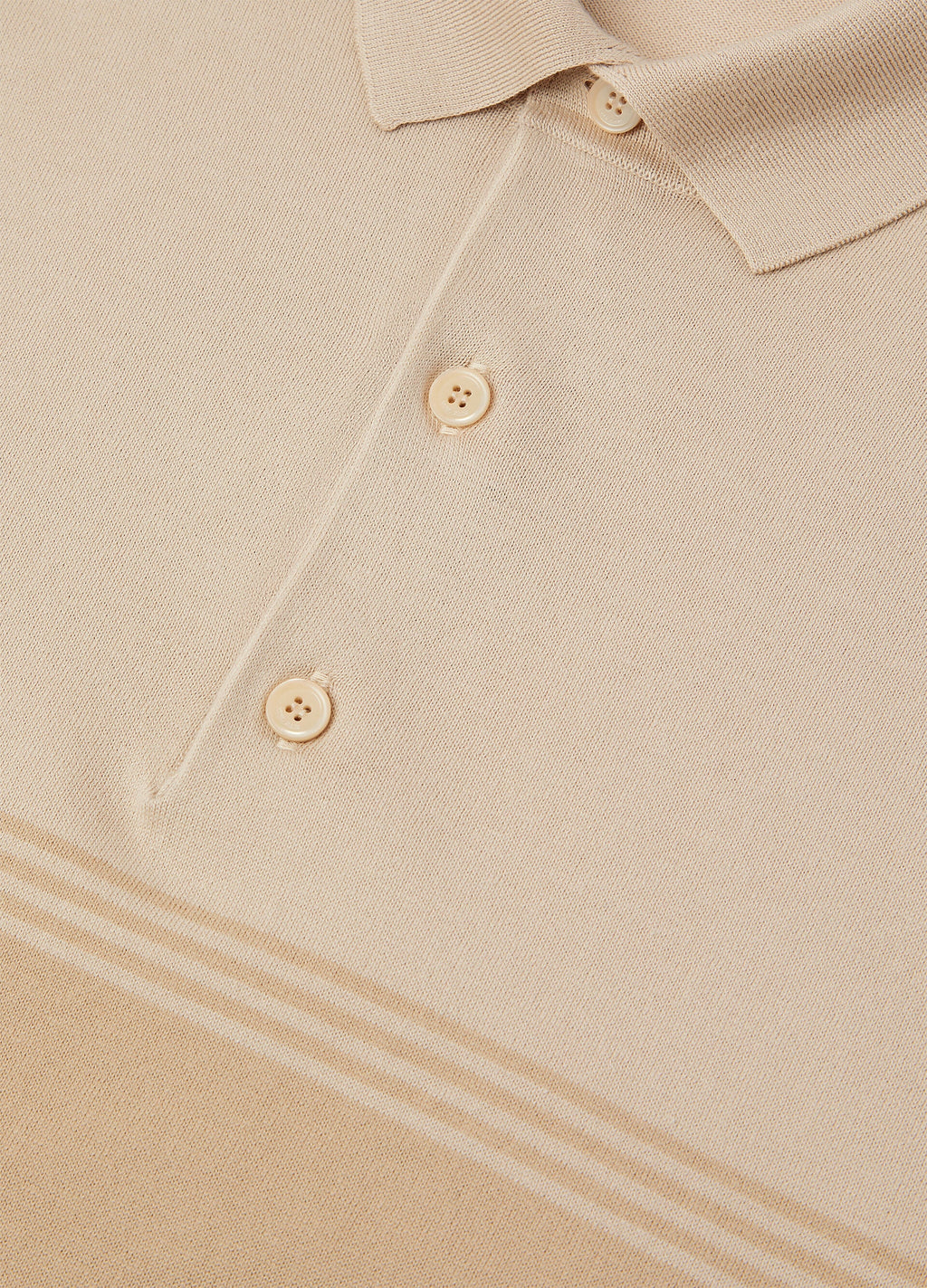 St. Andrews Polo Sweater - Hazy Silver/Feather Gray