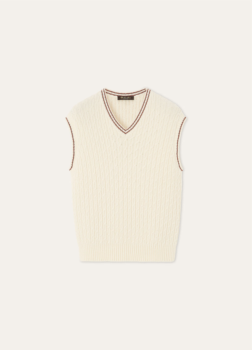Augusta Vest - White/Kummel