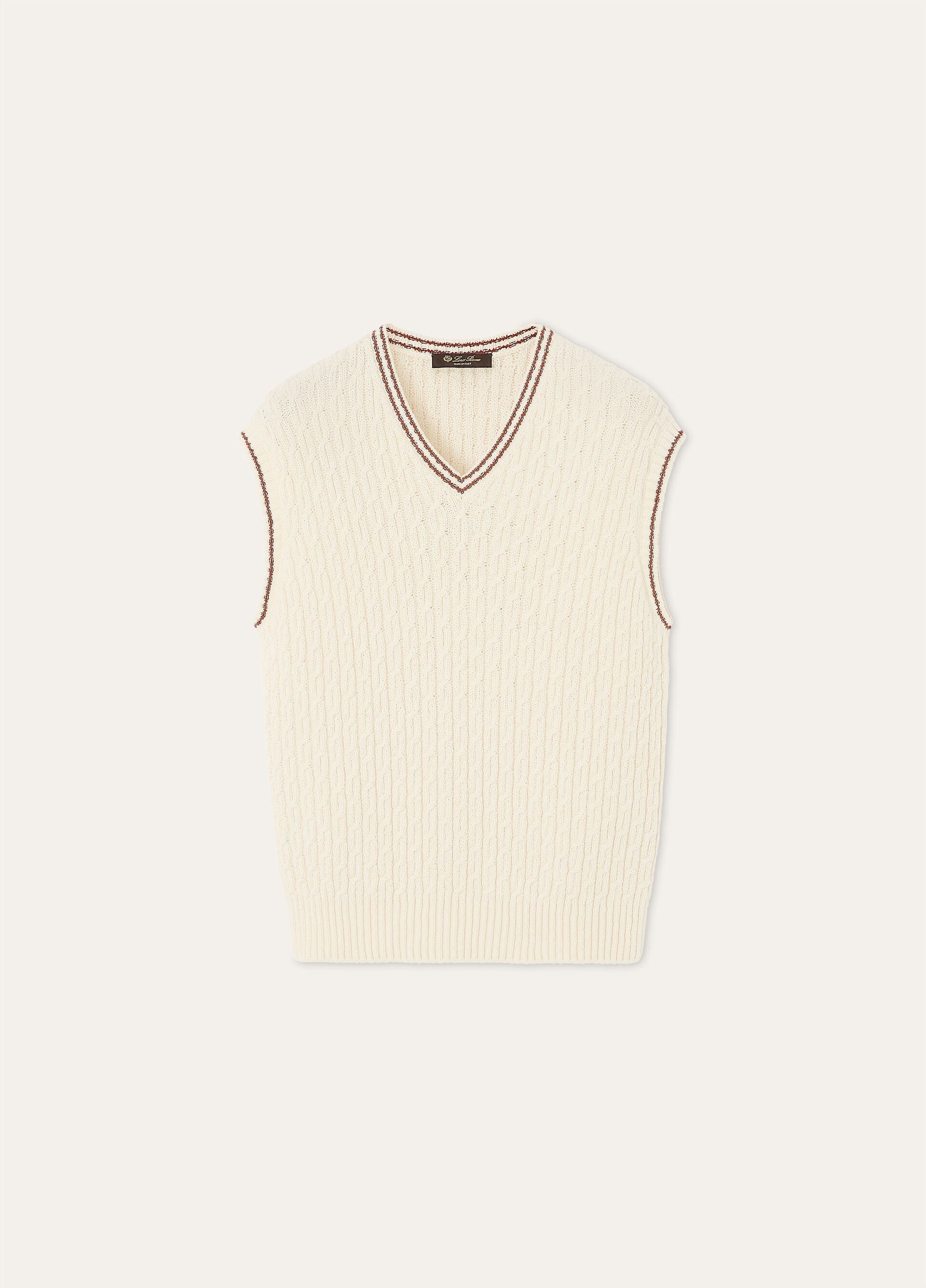 Augusta Vest - White/Kummel