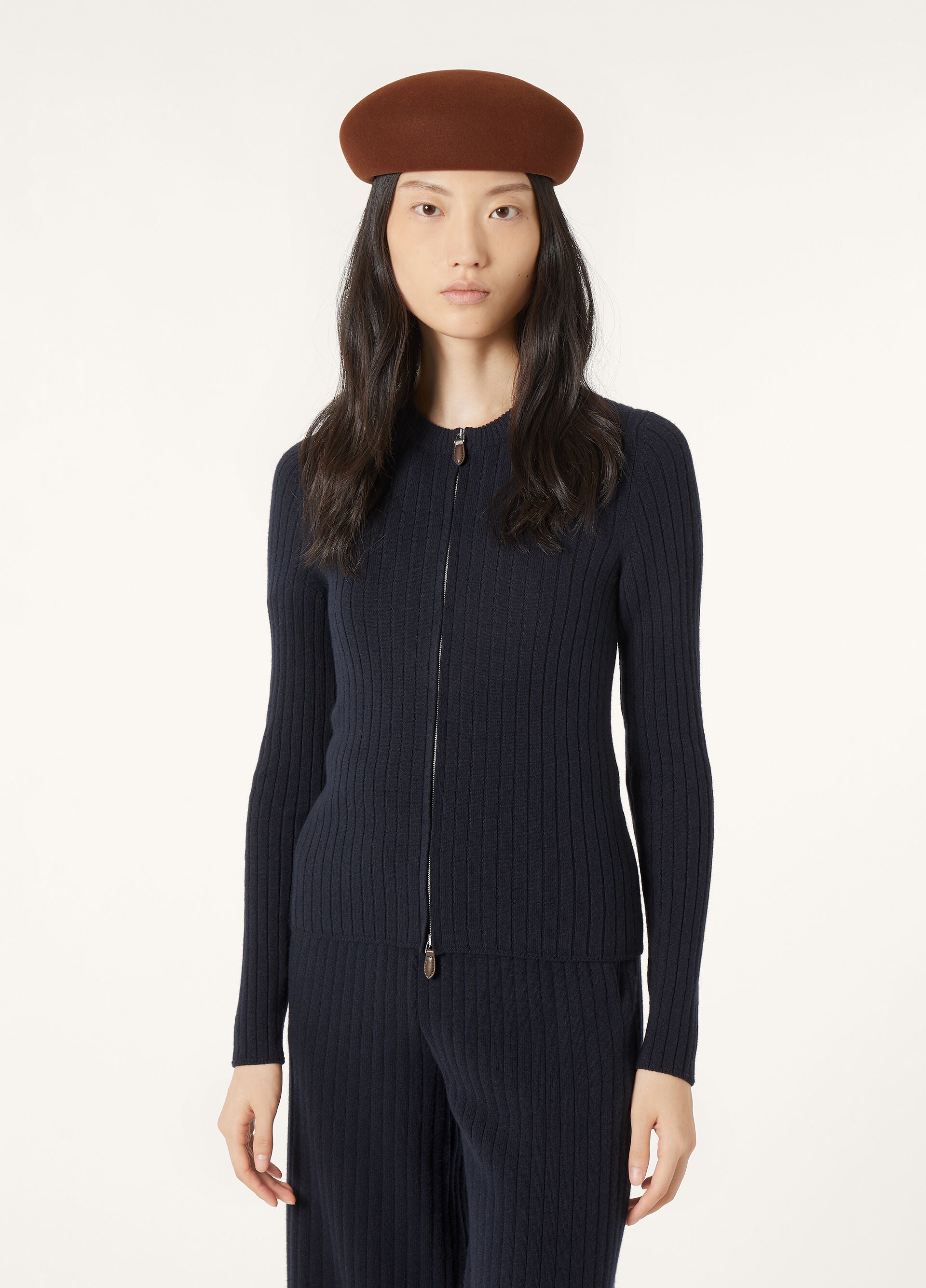 Coste Bomber Sweater - Navy Blue