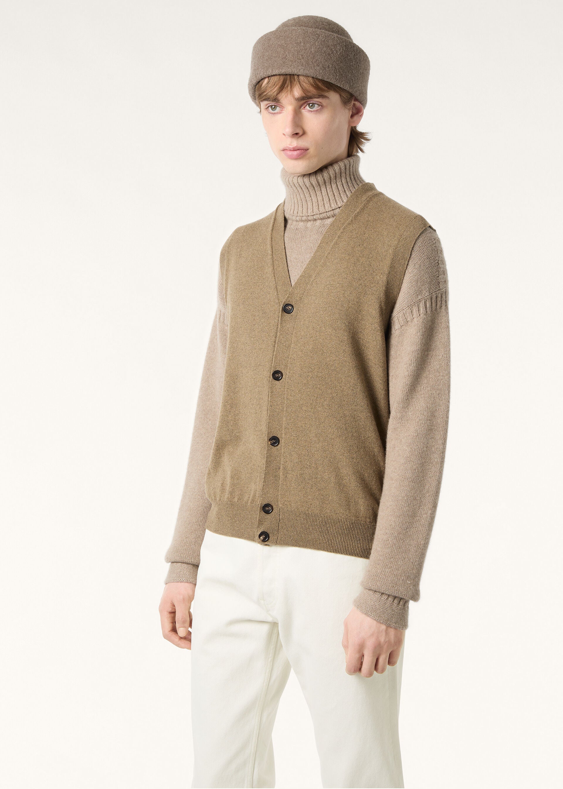 Classic Vest - Wood Grain Melange