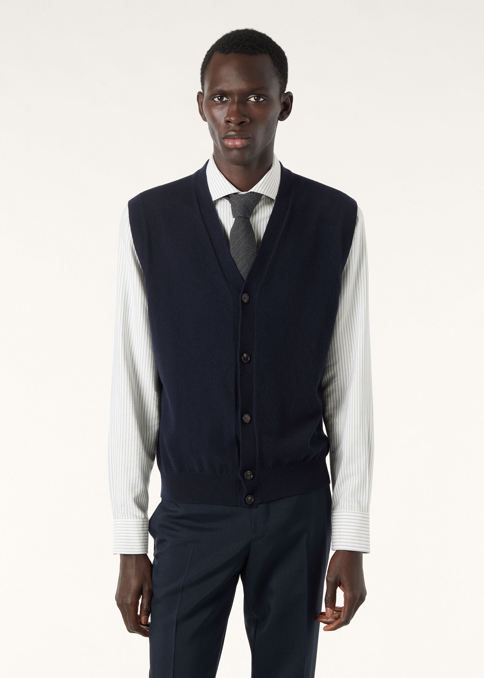 Classic Vest - Navy Blue