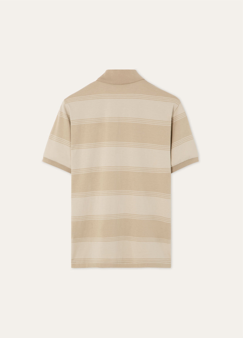 Parkland Polo Shirt - Beige Fancy