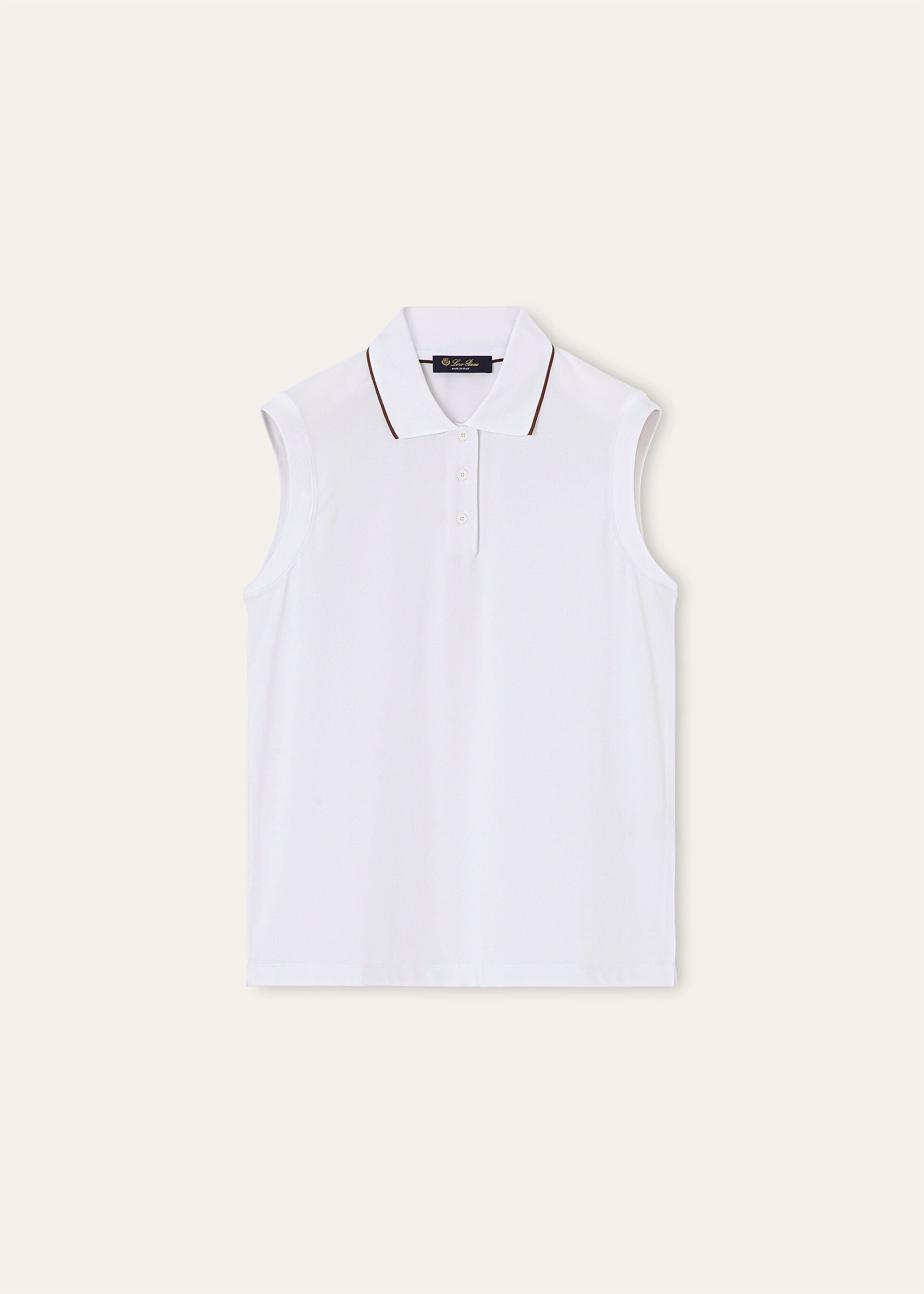 Par Polo Top - White Alabaster