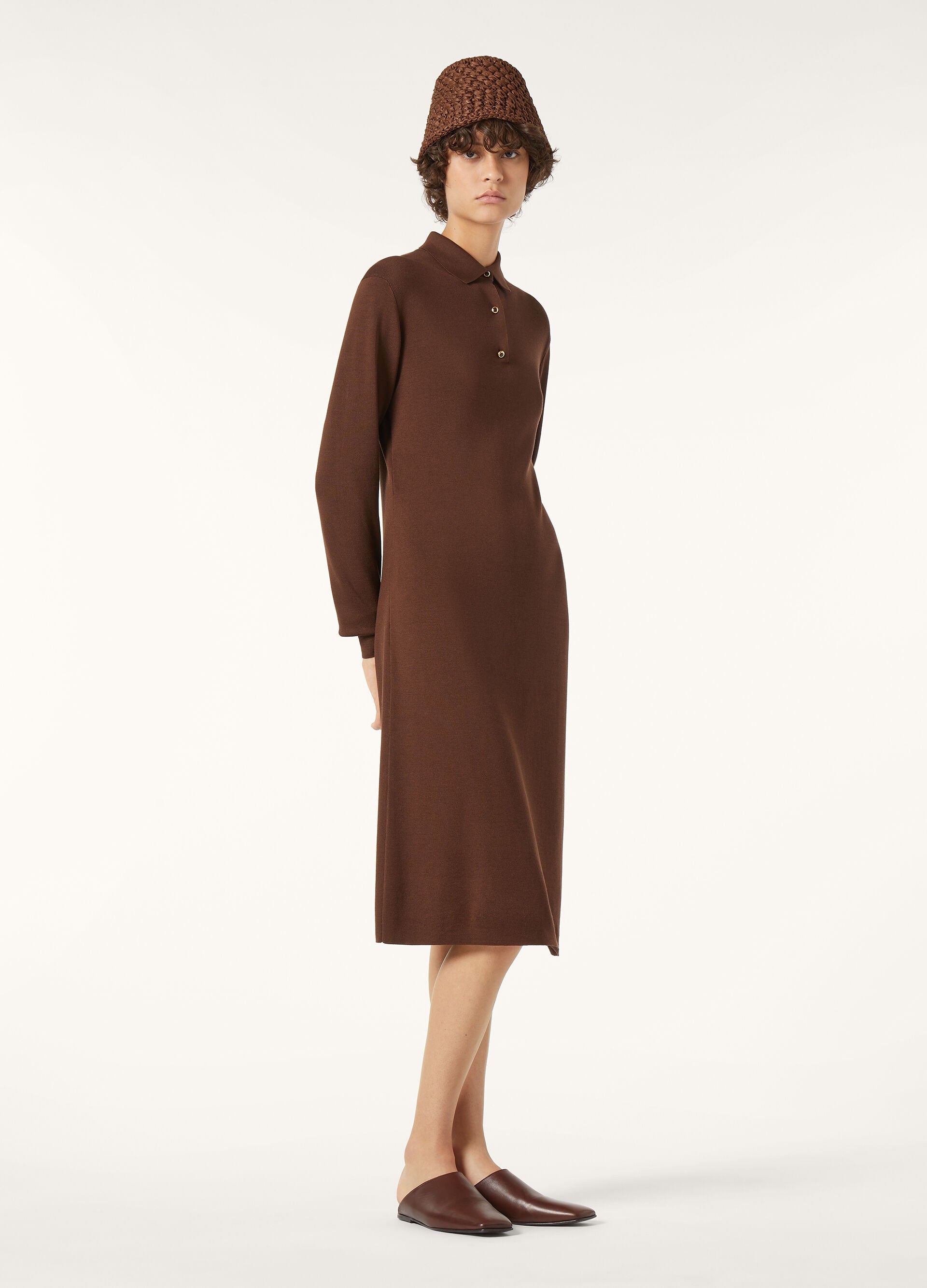 Lyskamm Dress - Brown Raisins