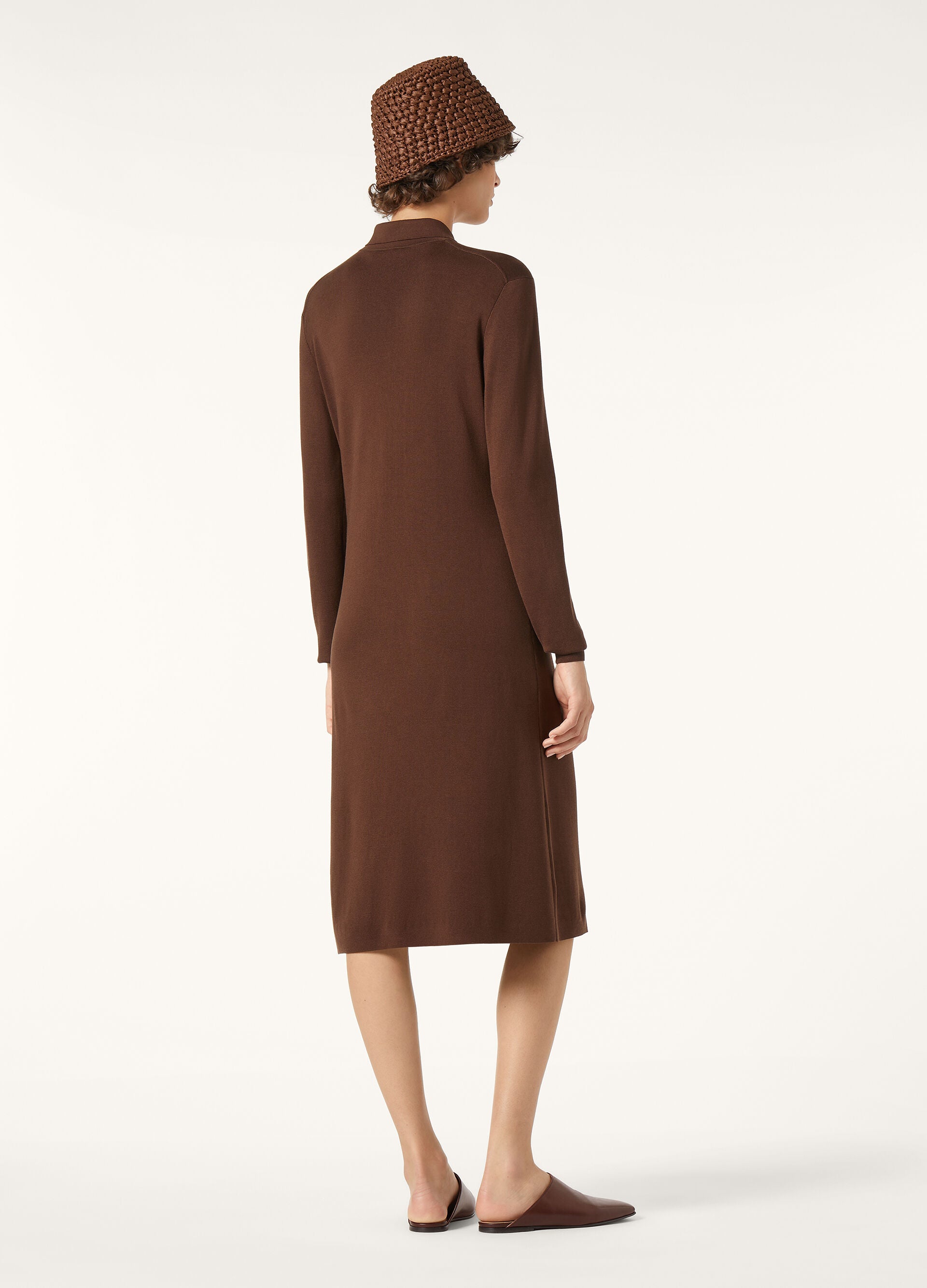 Lyskamm Dress - Brown Raisins
