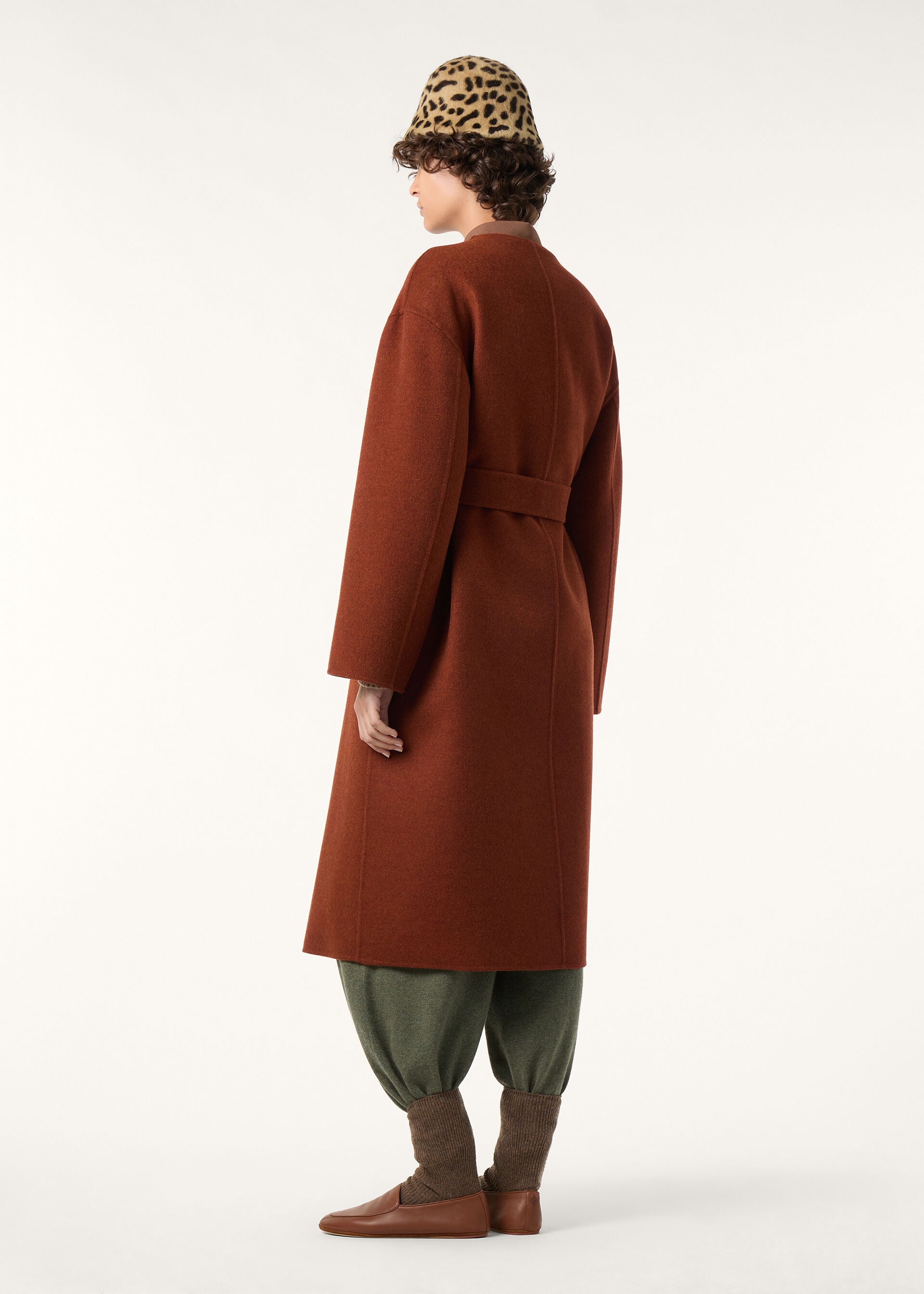 Boris Coat - Dark Maple Leaf Melange