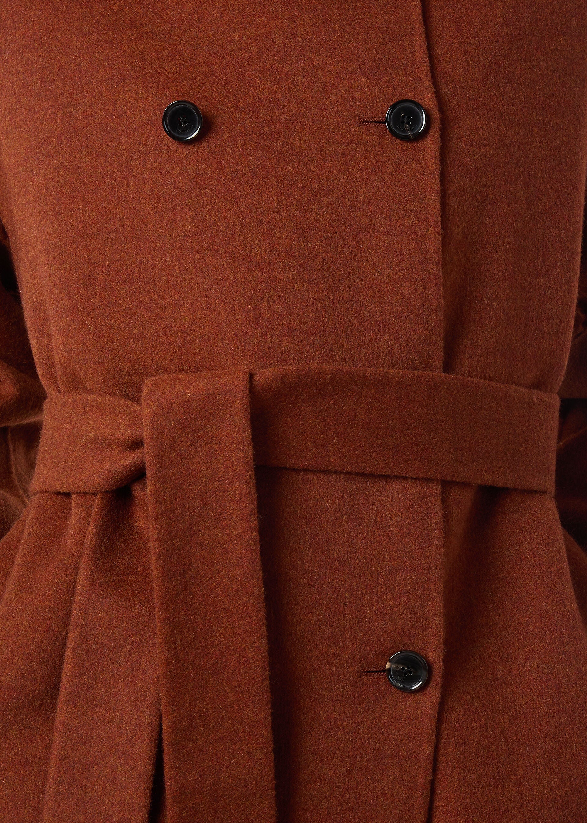 Boris Coat - Dark Maple Leaf Melange
