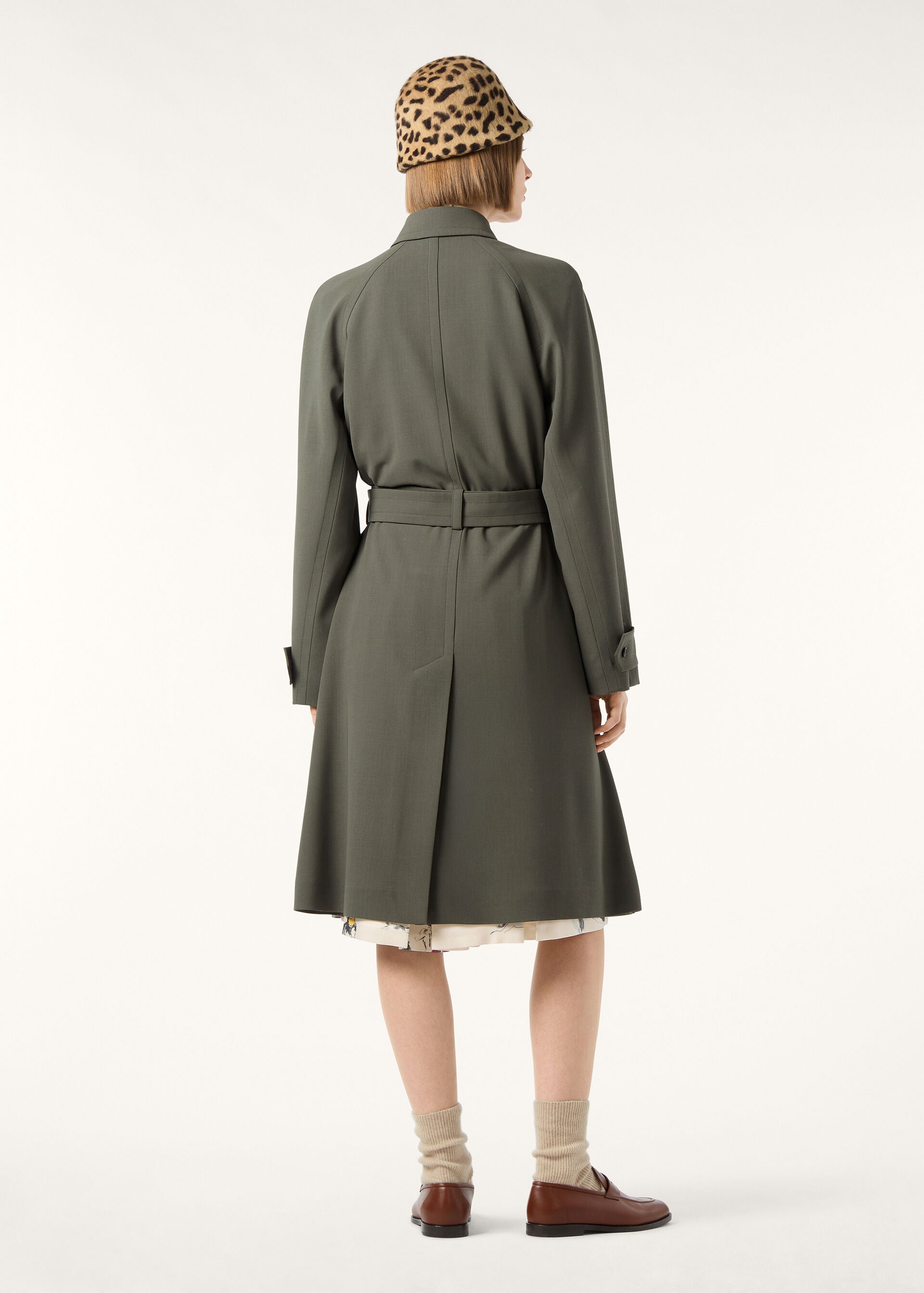 Gurley Trench Coat - Sea Cliff Sage