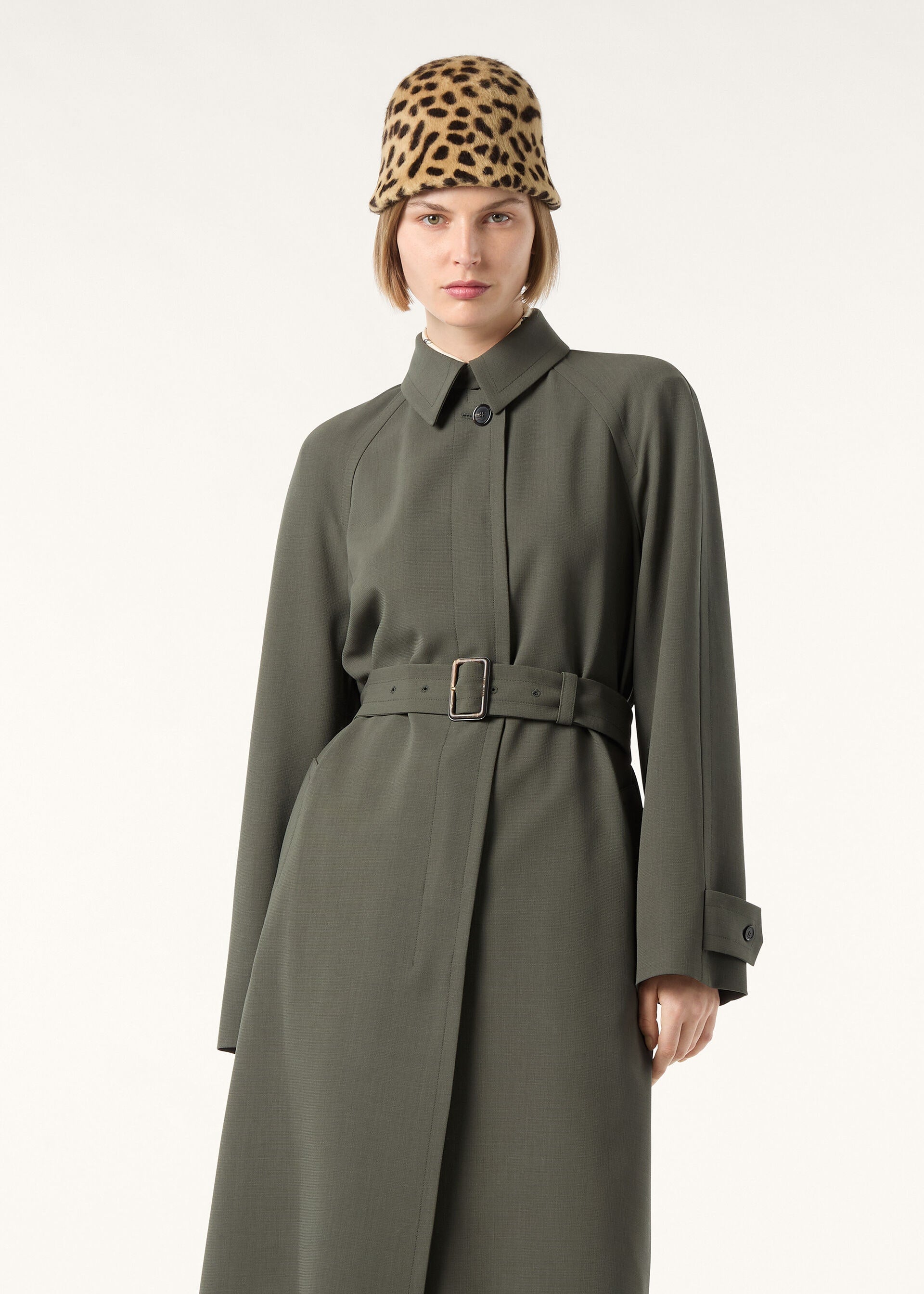 Gurley Trench Coat - Sea Cliff Sage