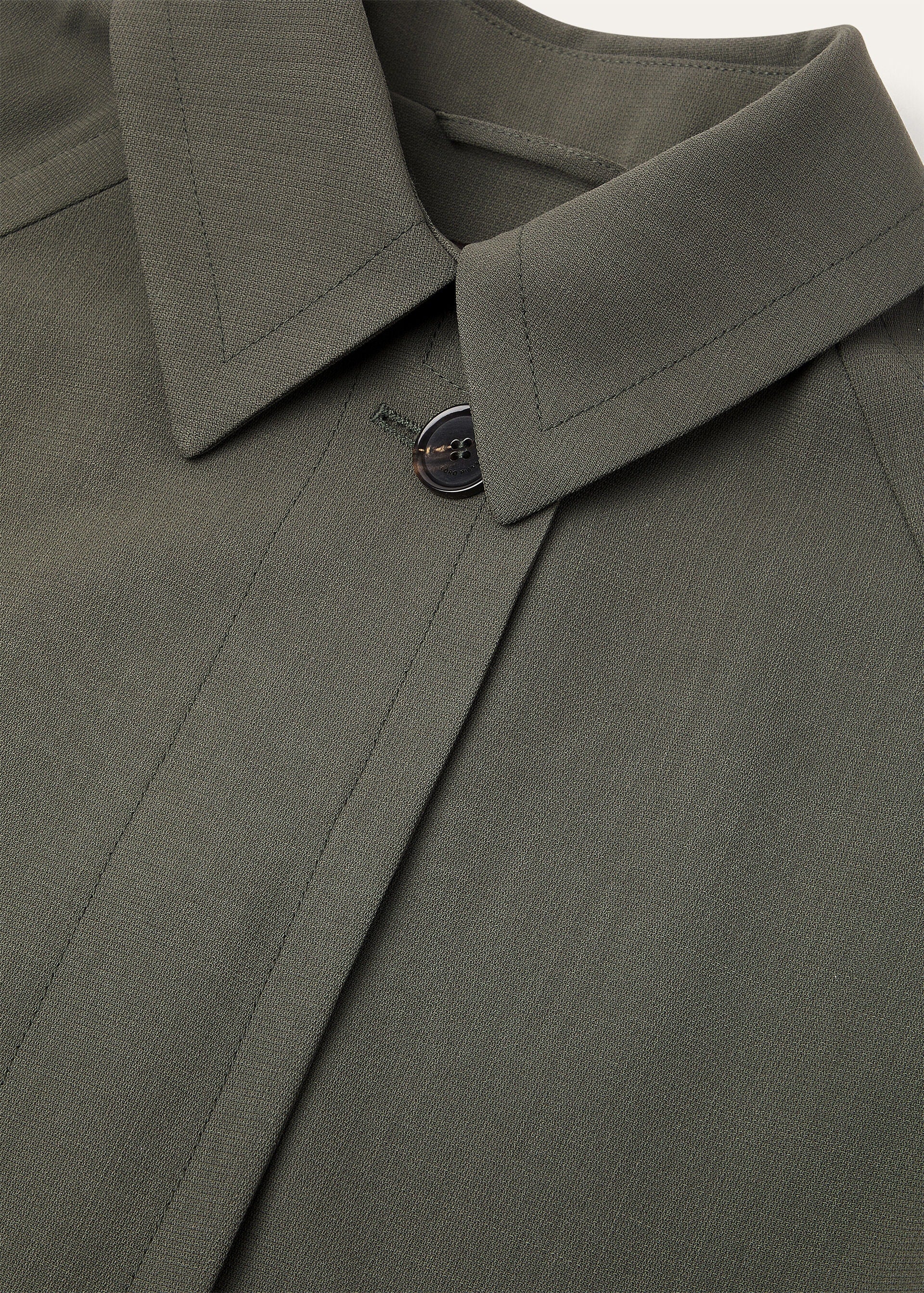 Gurley Trench Coat - Sea Cliff Sage