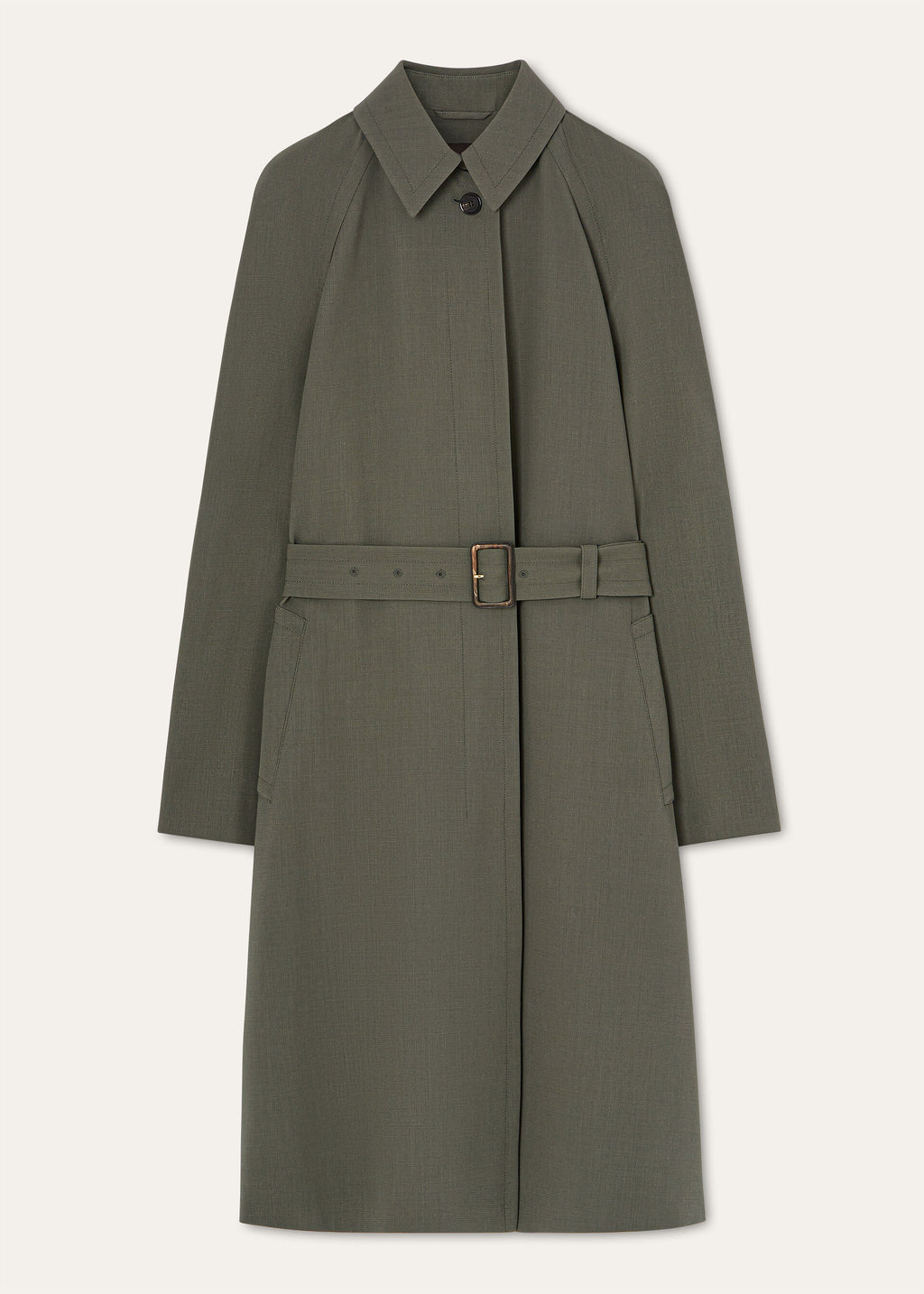 Gurley Trench Coat - Sea Cliff Sage