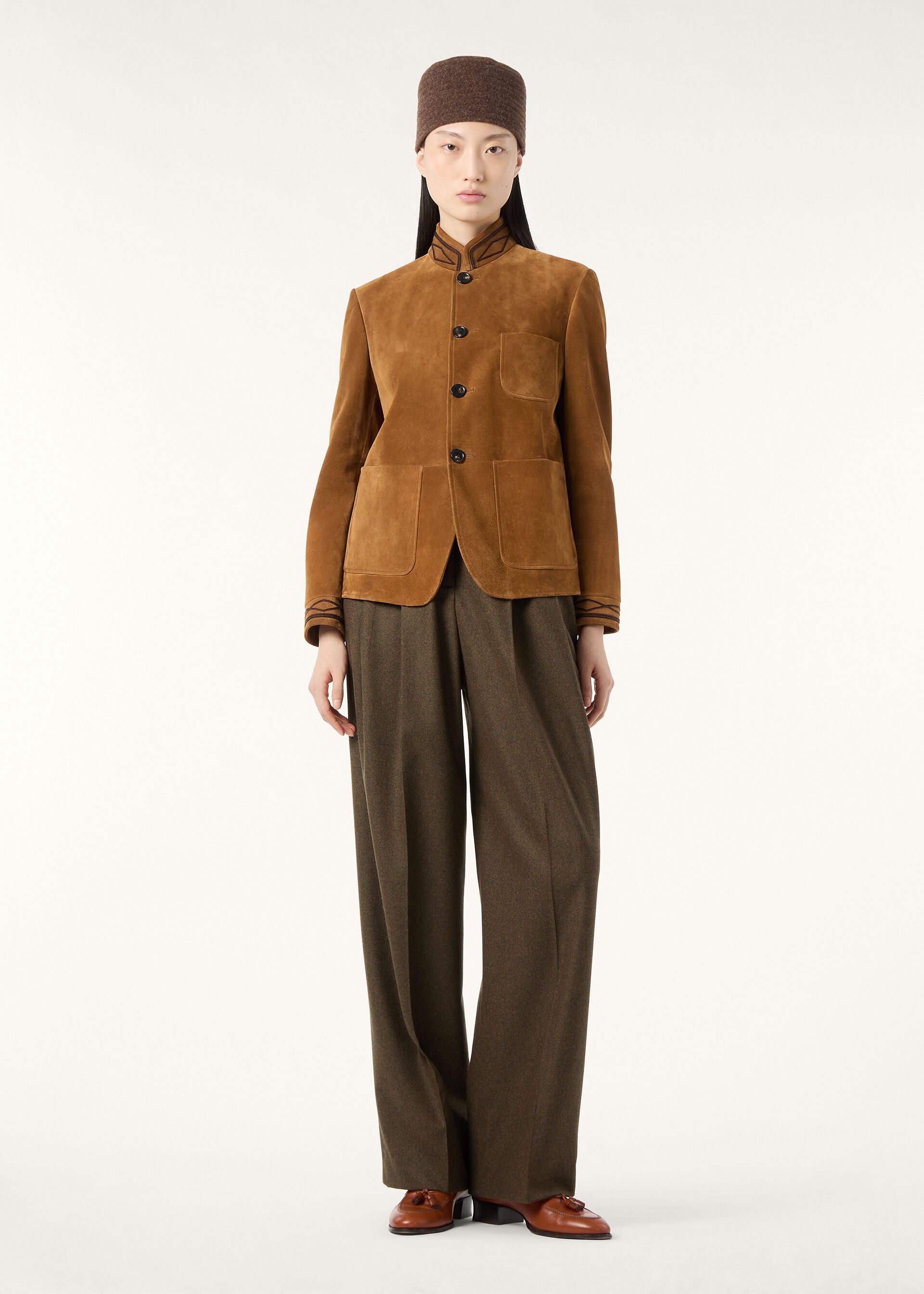 Spagna Mini Jacket - Dark Brandy