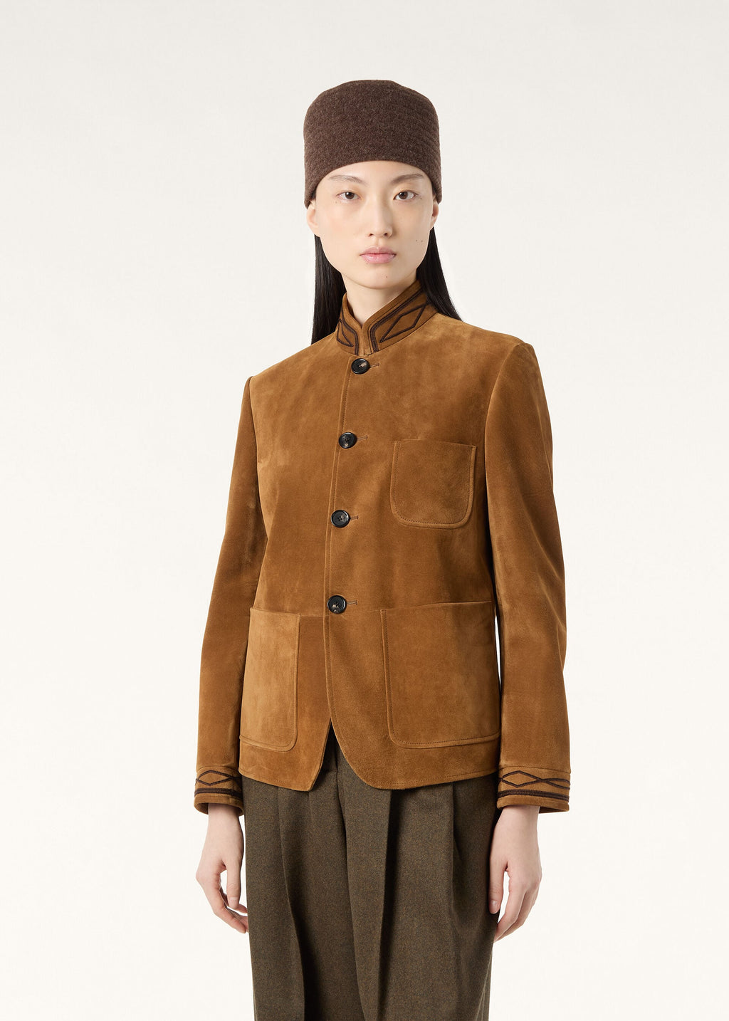 Spagna Mini Jacket - Dark Brandy