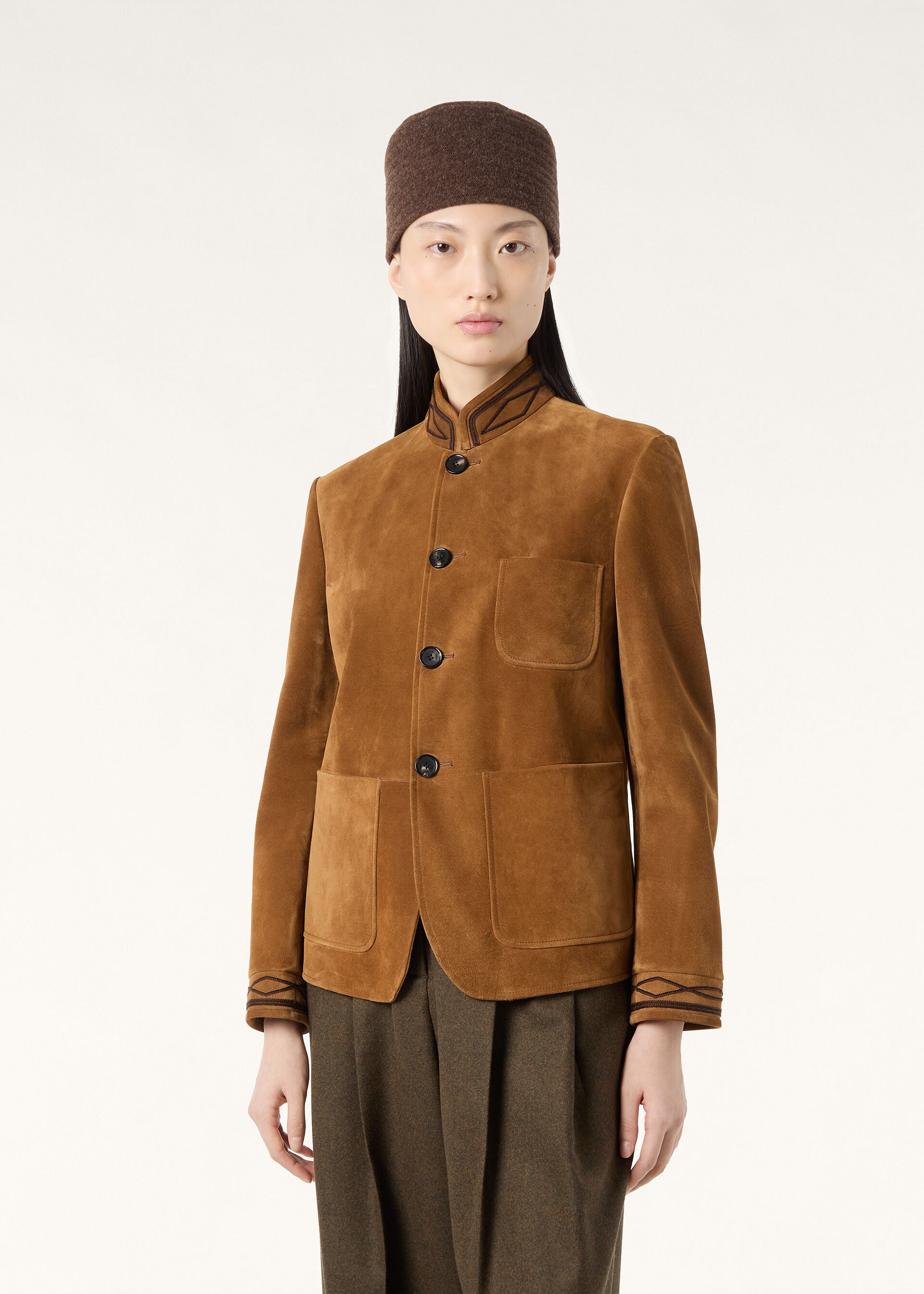 Spagna Mini Jacket - Dark Brandy