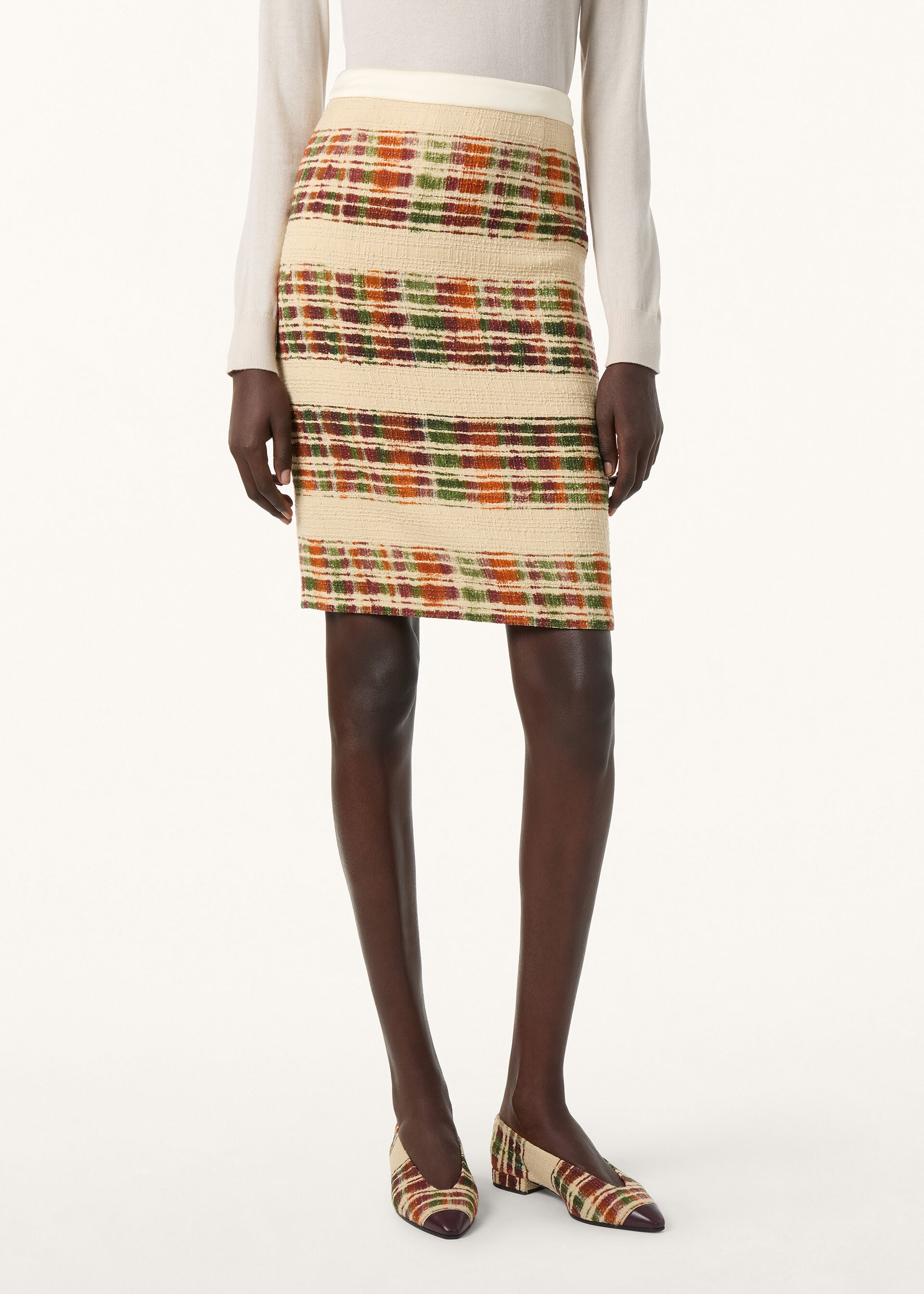 Sylva Skirt - Vanilla Cloud/Deep Lava