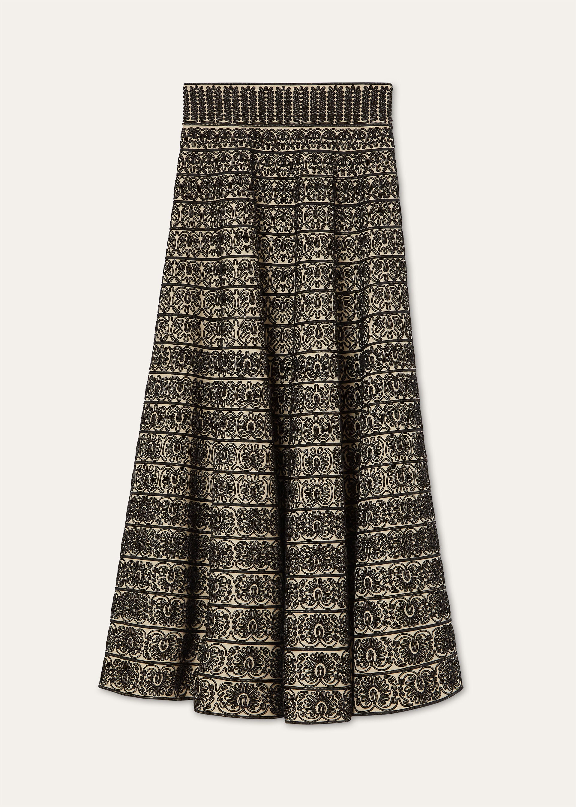 Amely Skirt - Beige/Black