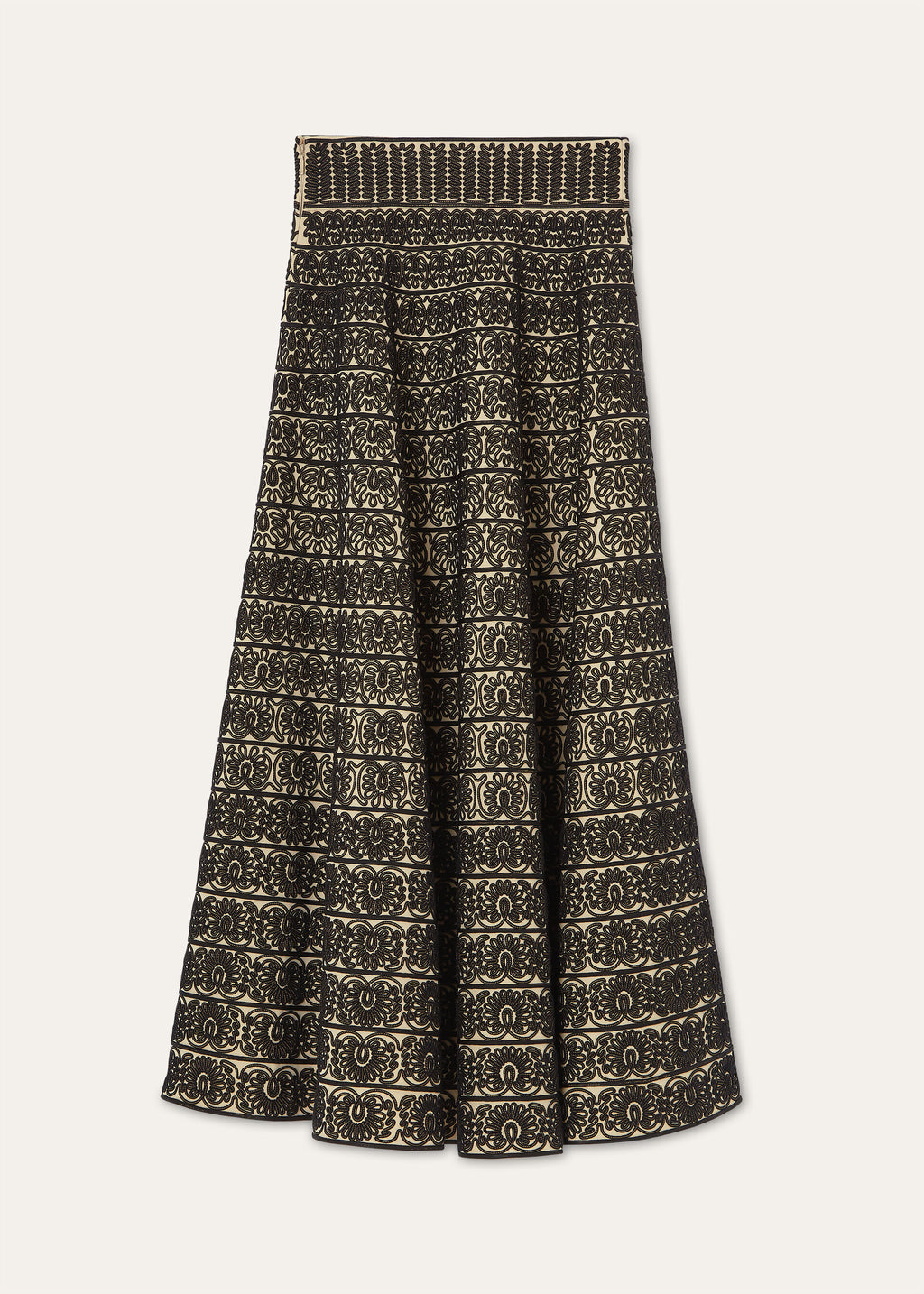 Amely Skirt - Beige/Black