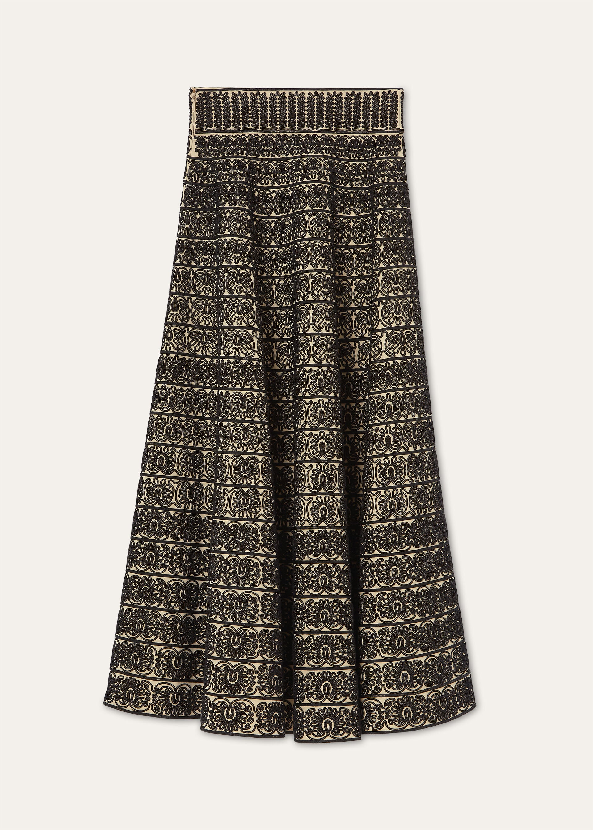 Amely Skirt - Beige/Black