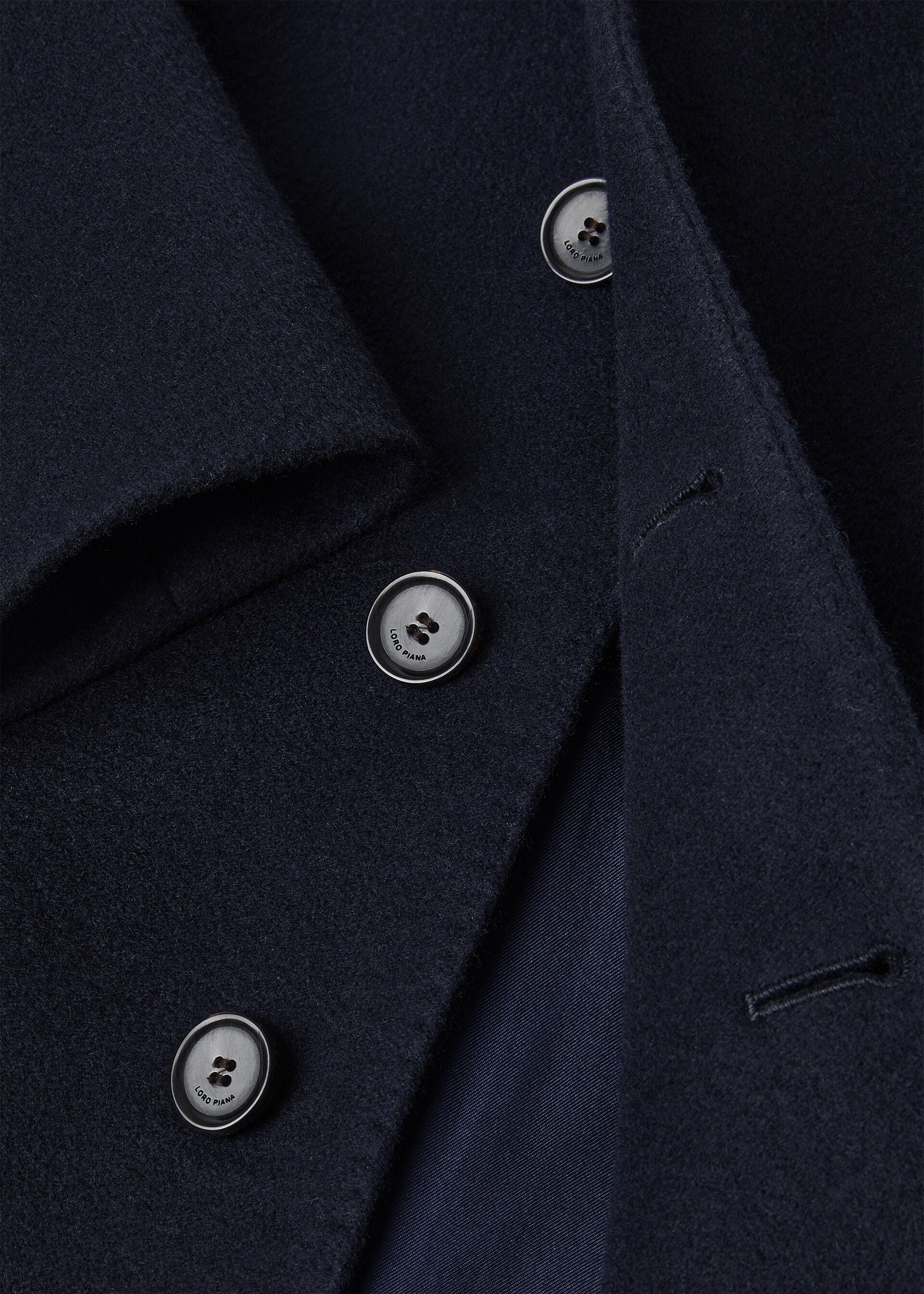 Alby Coat - Navy Blue