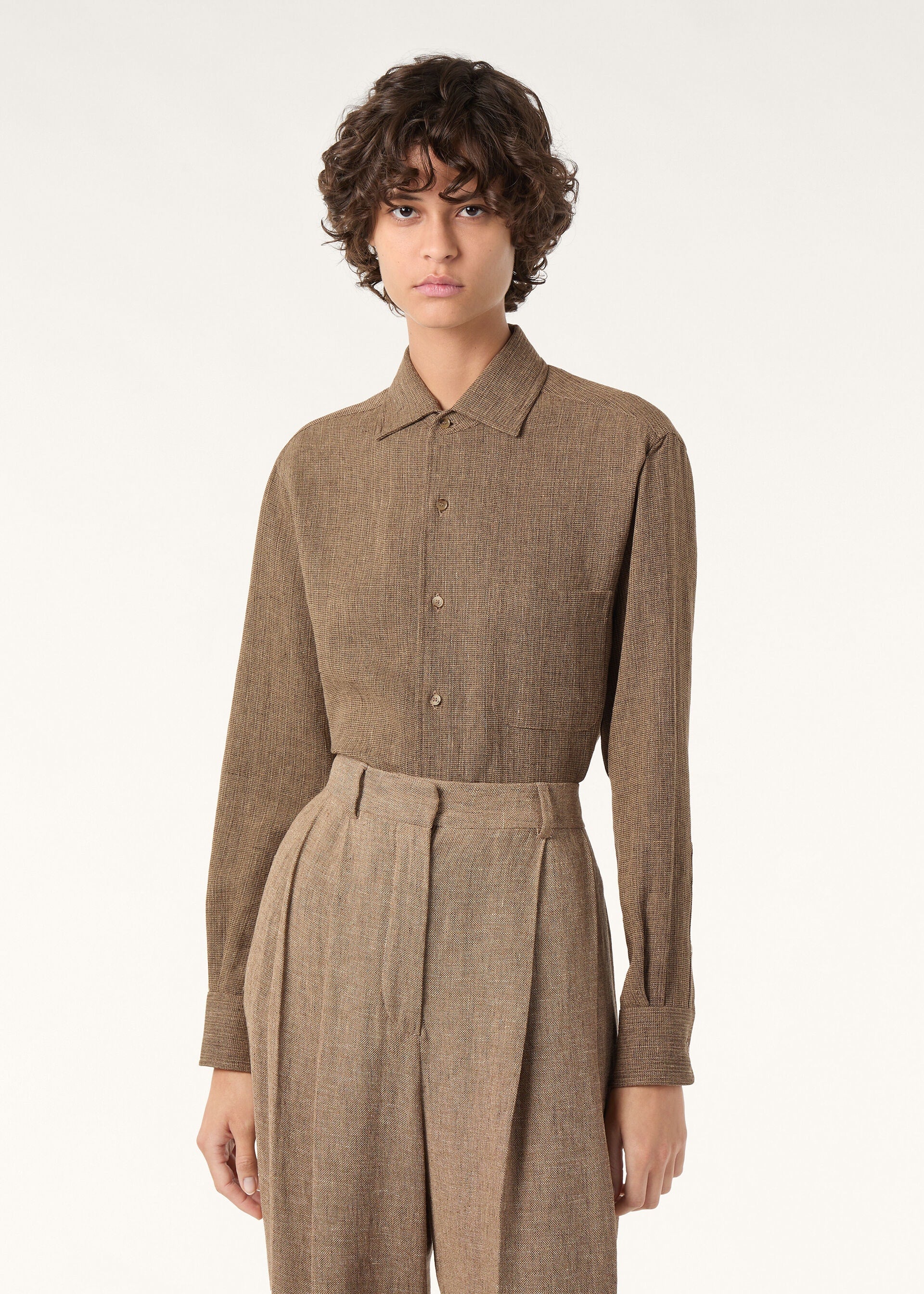 André Shirt - Earth Brown/Walnut