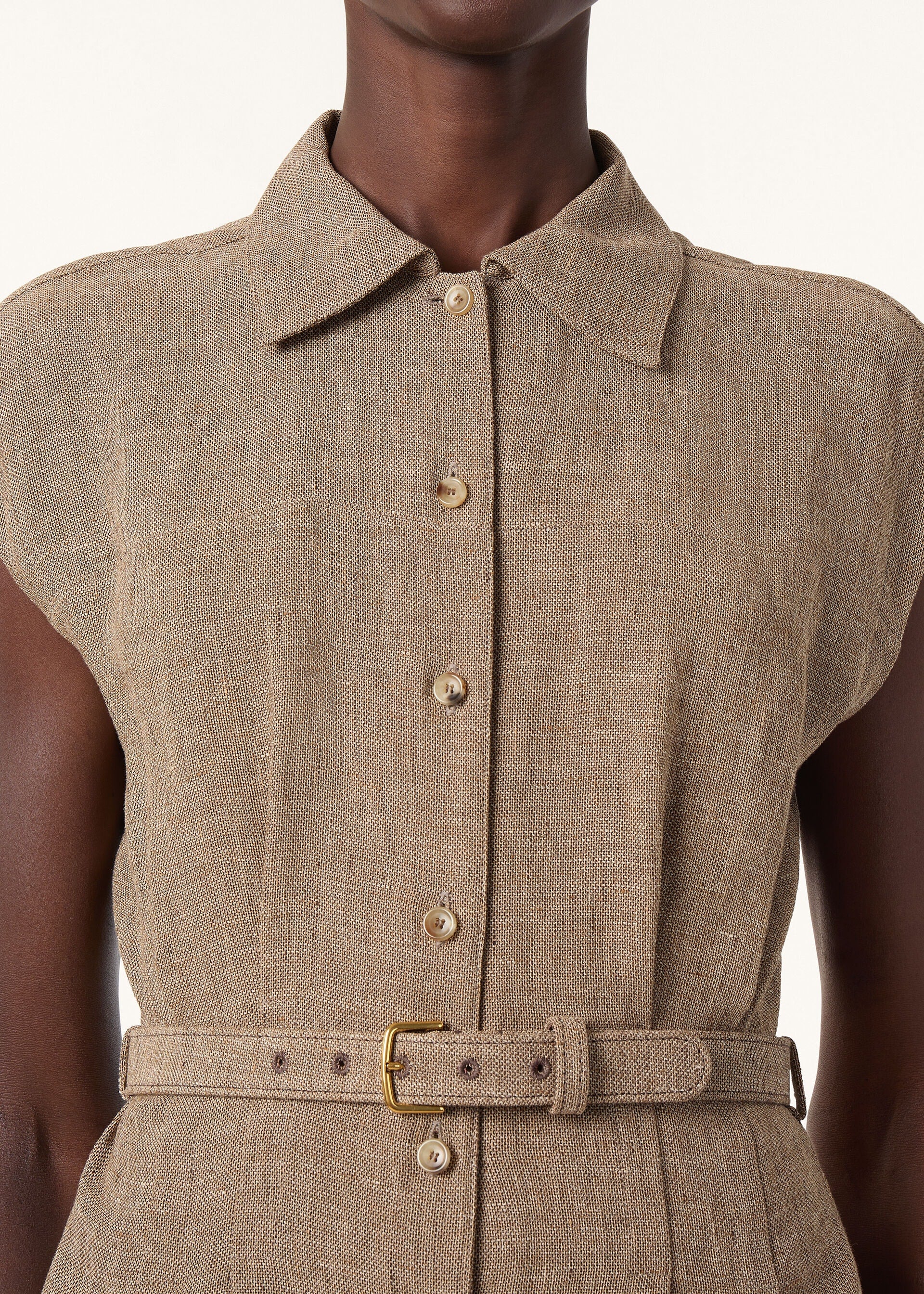 Maize Dress - Dark Truffle / Brown Nougat