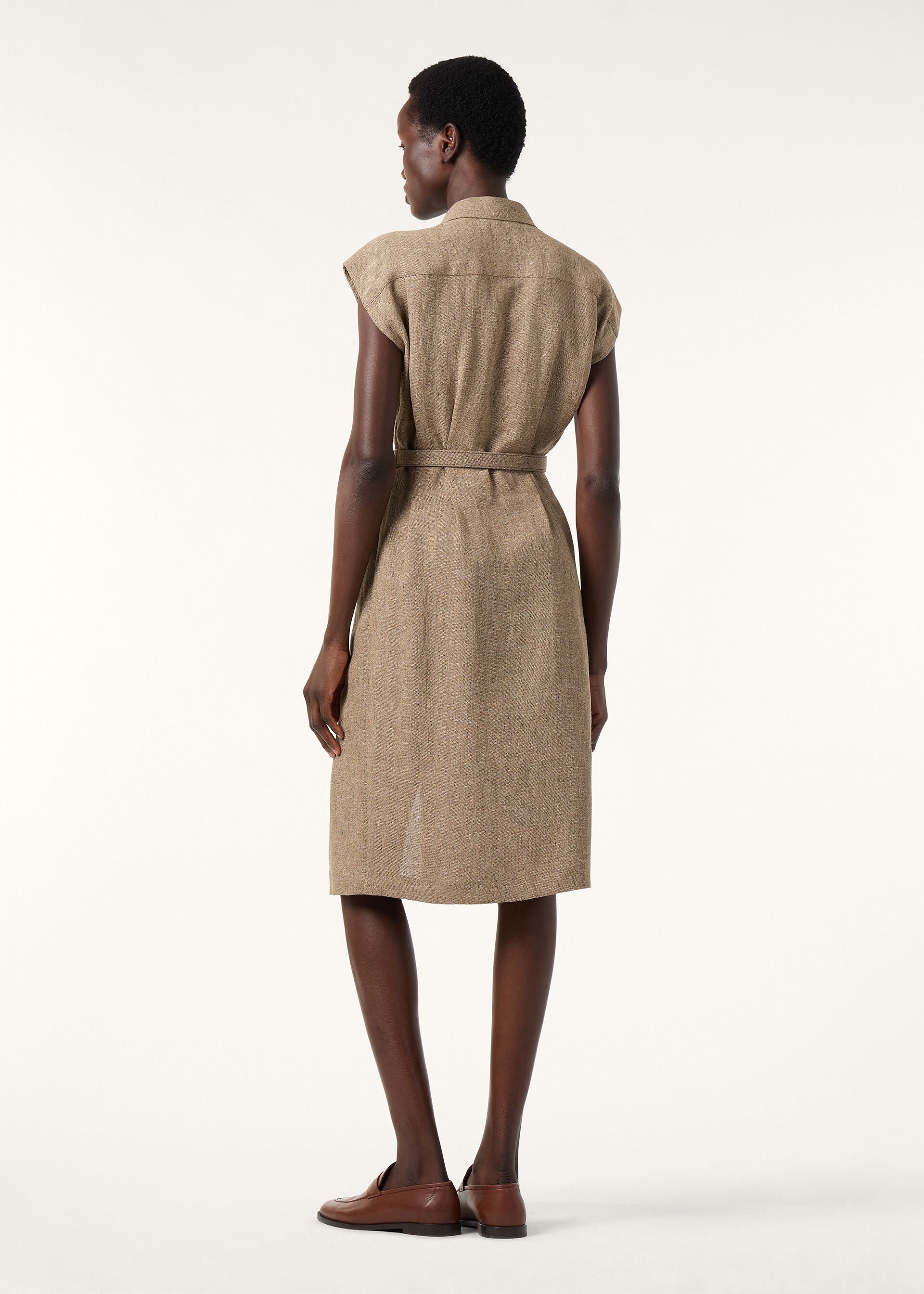 Maize Dress - Dark Truffle / Brown Nougat