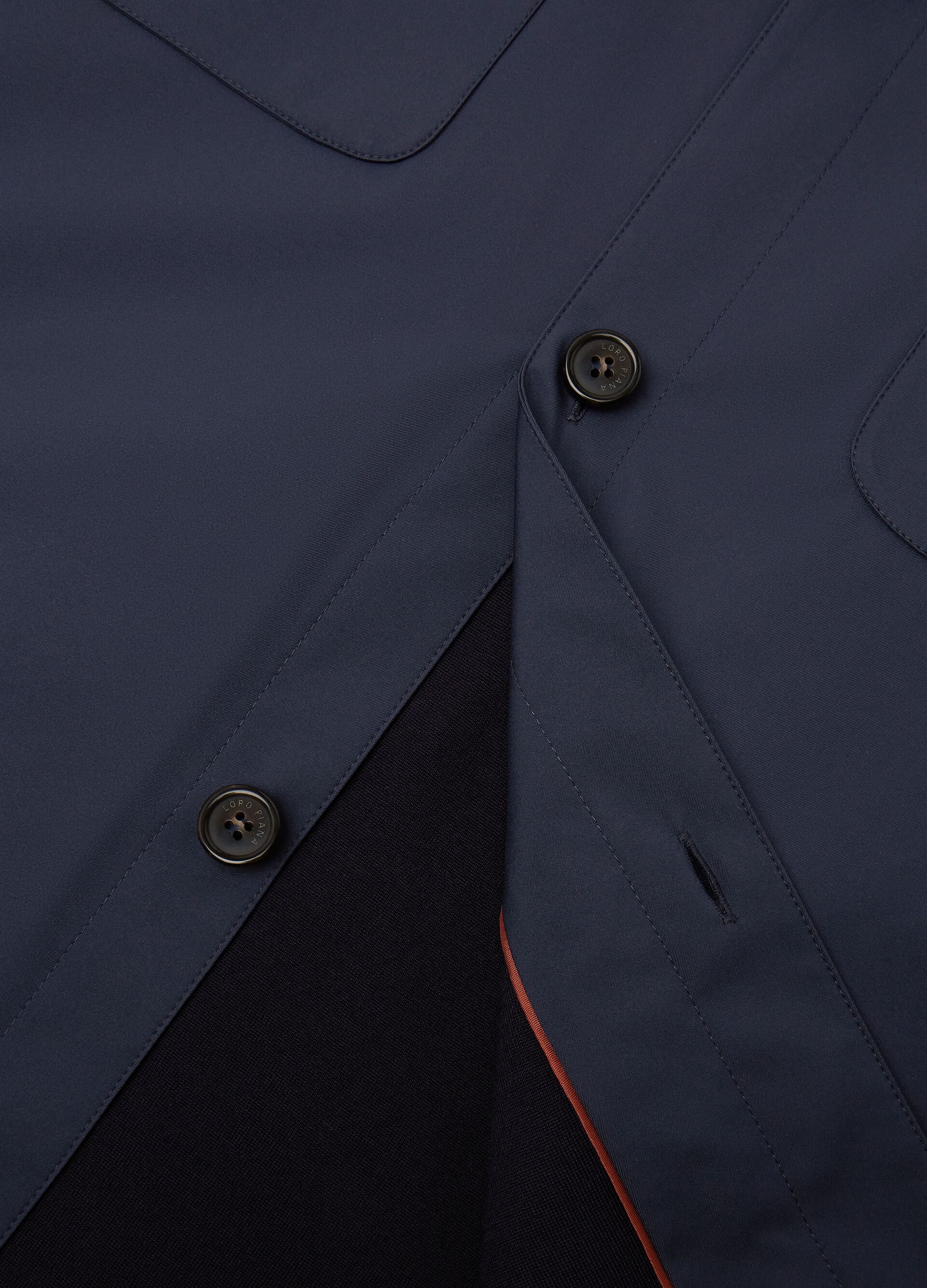 Loro Piana Overshirt - Navy Blue