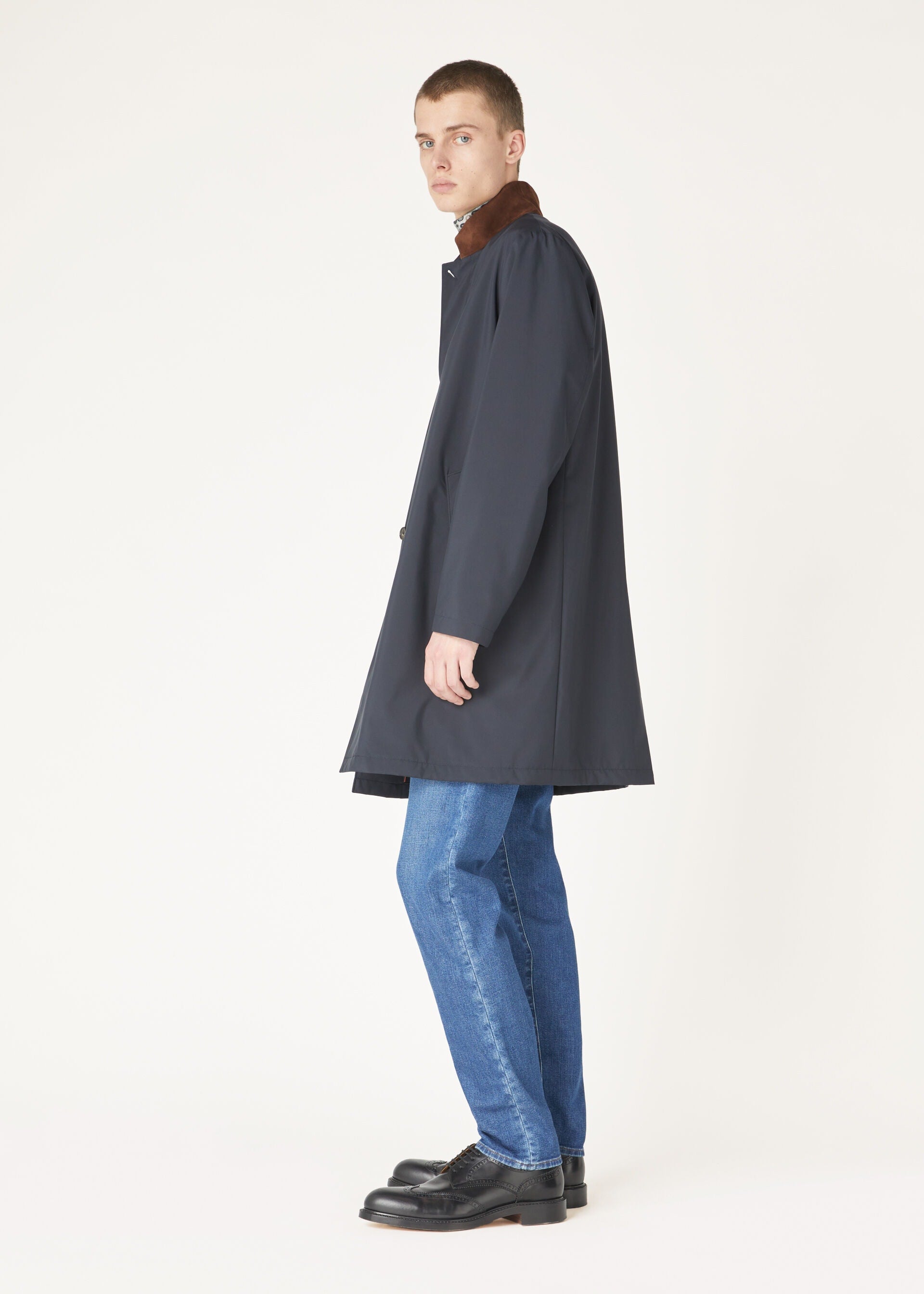 Sebring Coat - Navy Blue