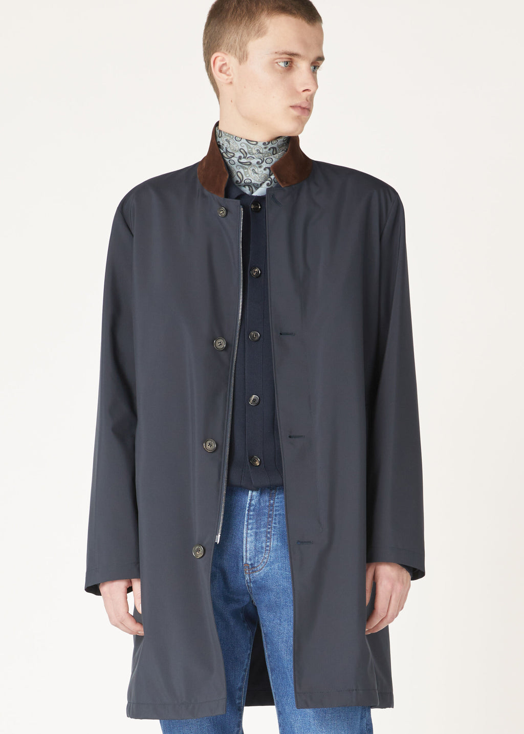Sebring Coat - Navy Blue