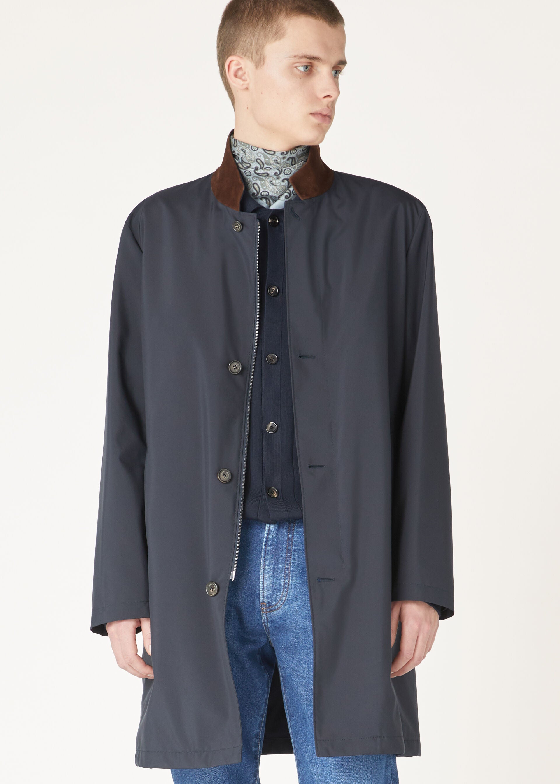 Sebring Coat - Navy Blue