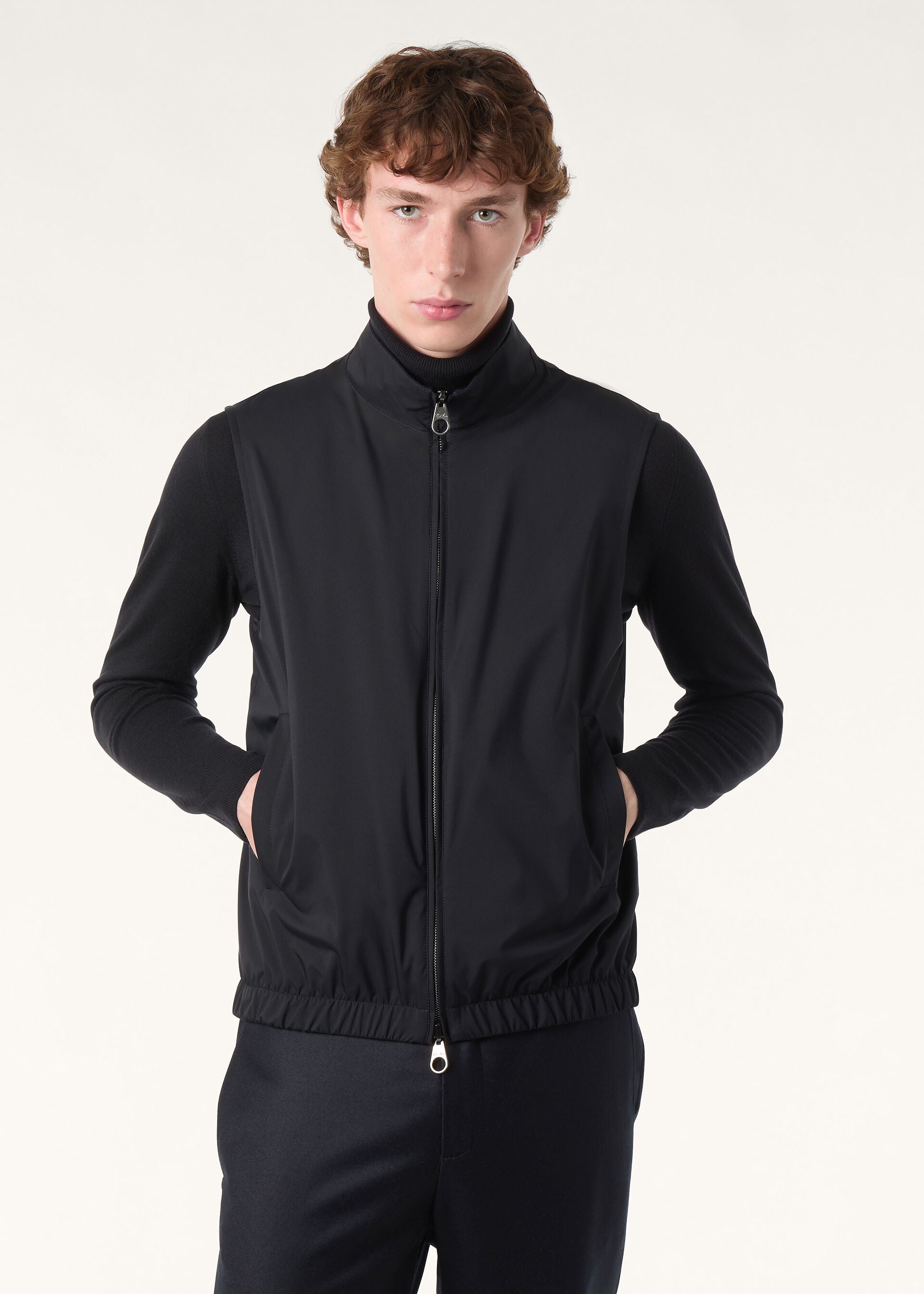 Loro Piana Vest - Blue Navy / Blue Navy