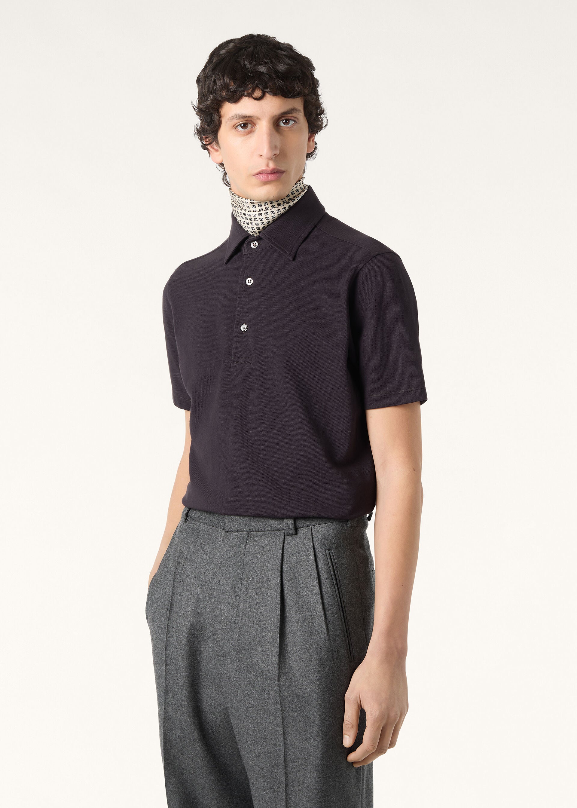 Brenna Polo Shirt - Vintage Brown