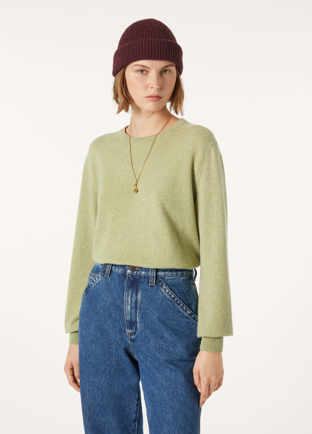 Arona Crewneck - Woodlan Green