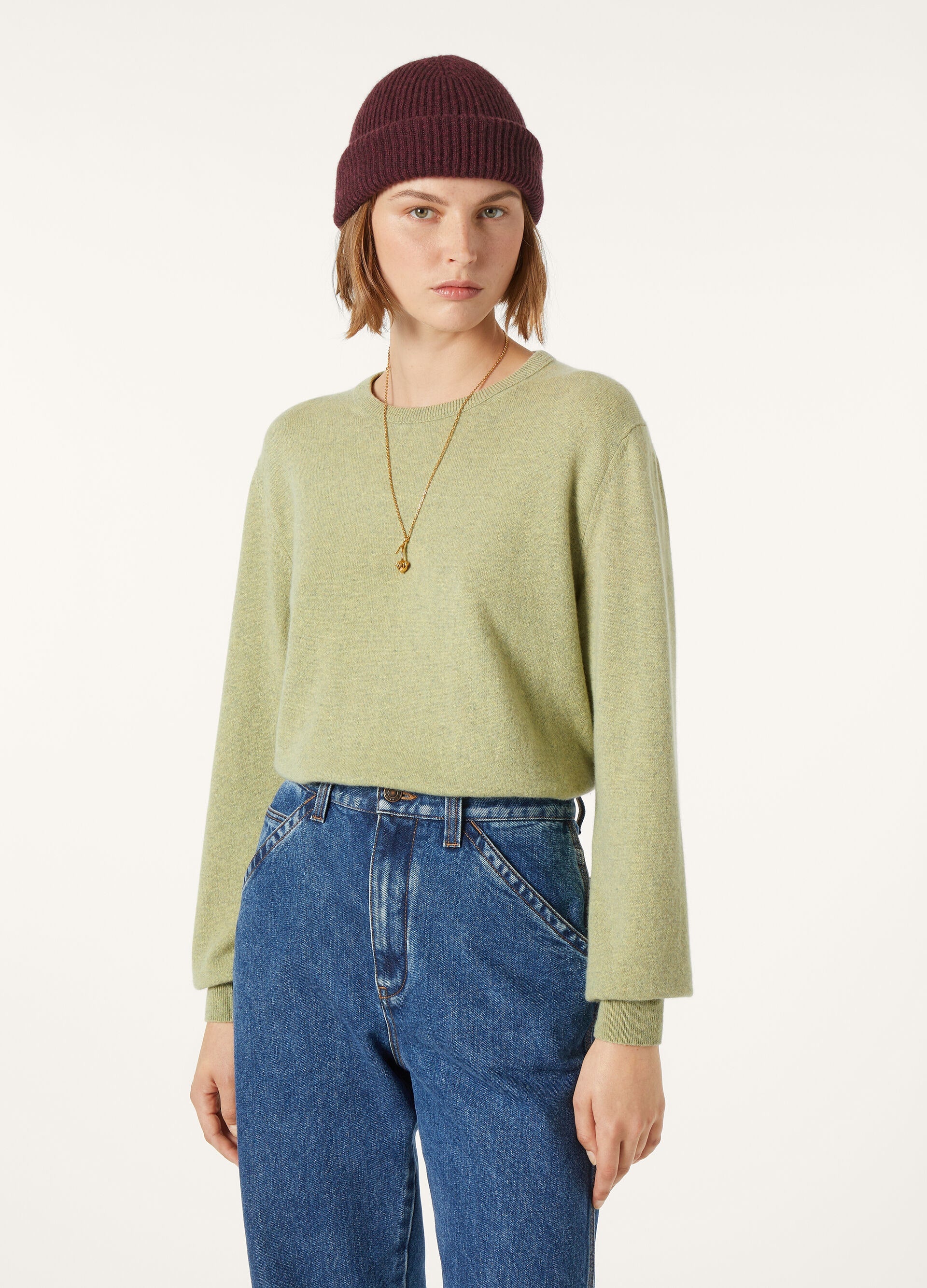 Arona Crewneck - Woodlan Green