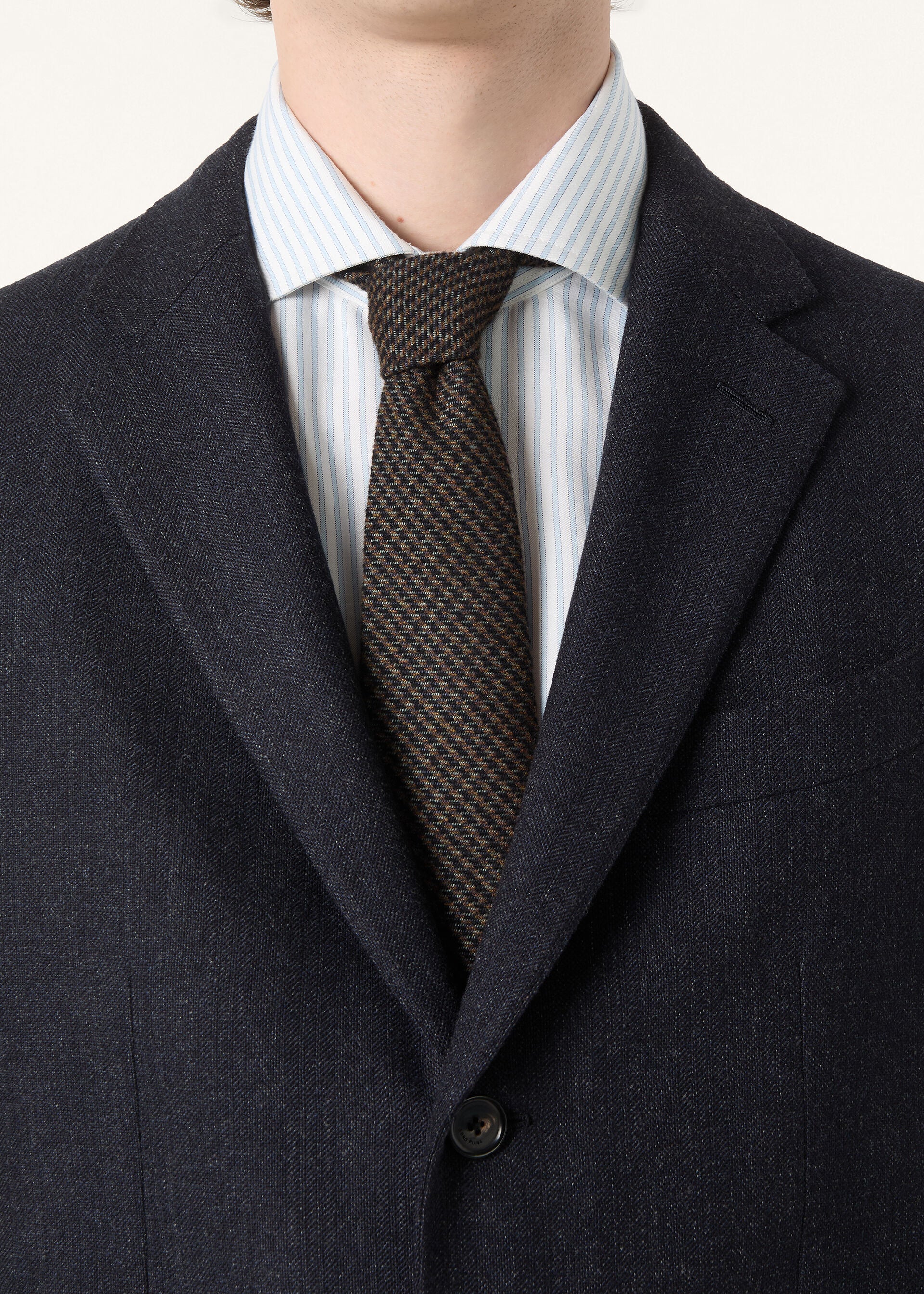 Torino Jacket - Blue Navy Mouliné