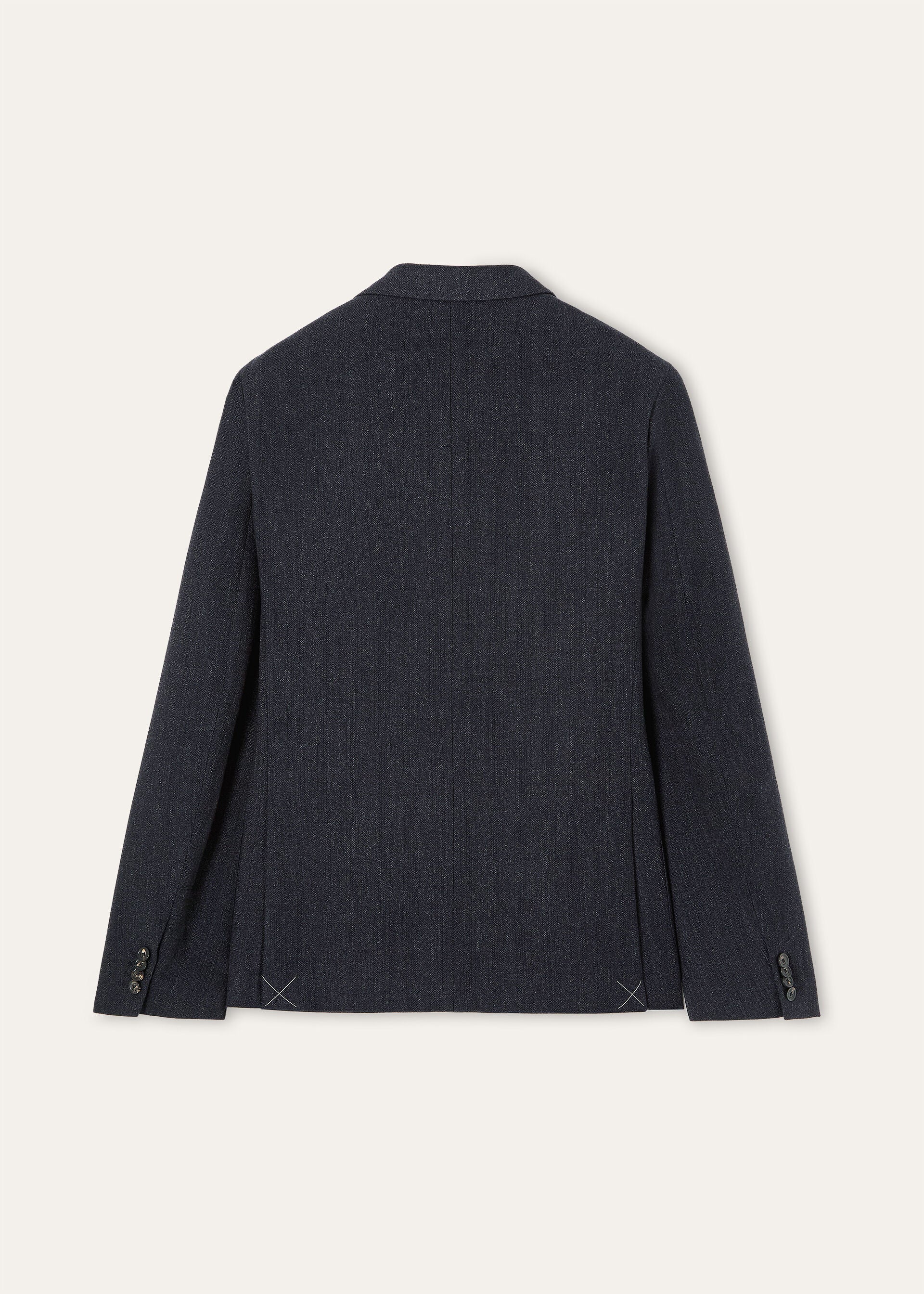 Torino Jacket - Blue Navy Mouliné