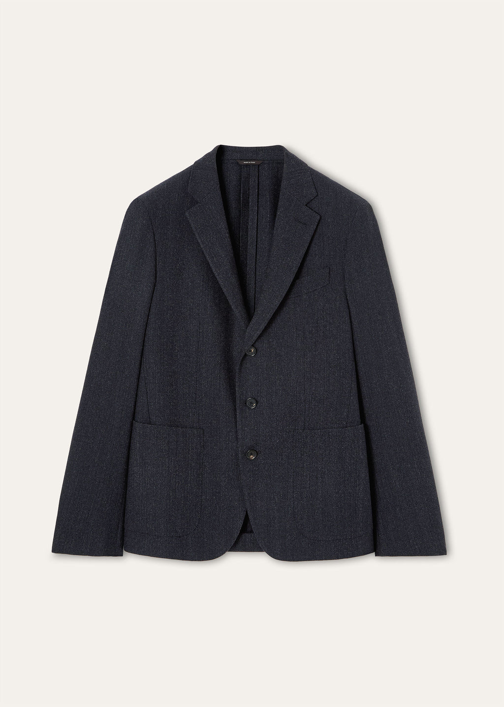 Torino Jacket - Blue Navy Mouliné