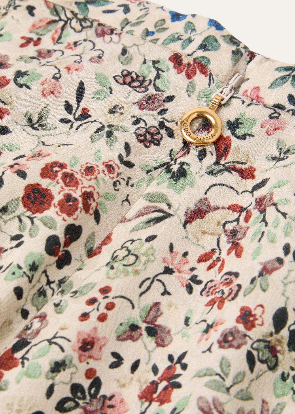 Simona Skirt - Ivory/Melon/Peacock