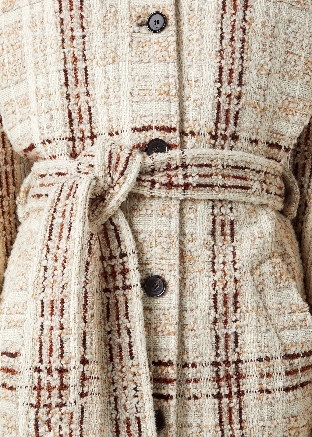 Syd Coat - Silky Cream/Fluid Pastel/Crimson Melange