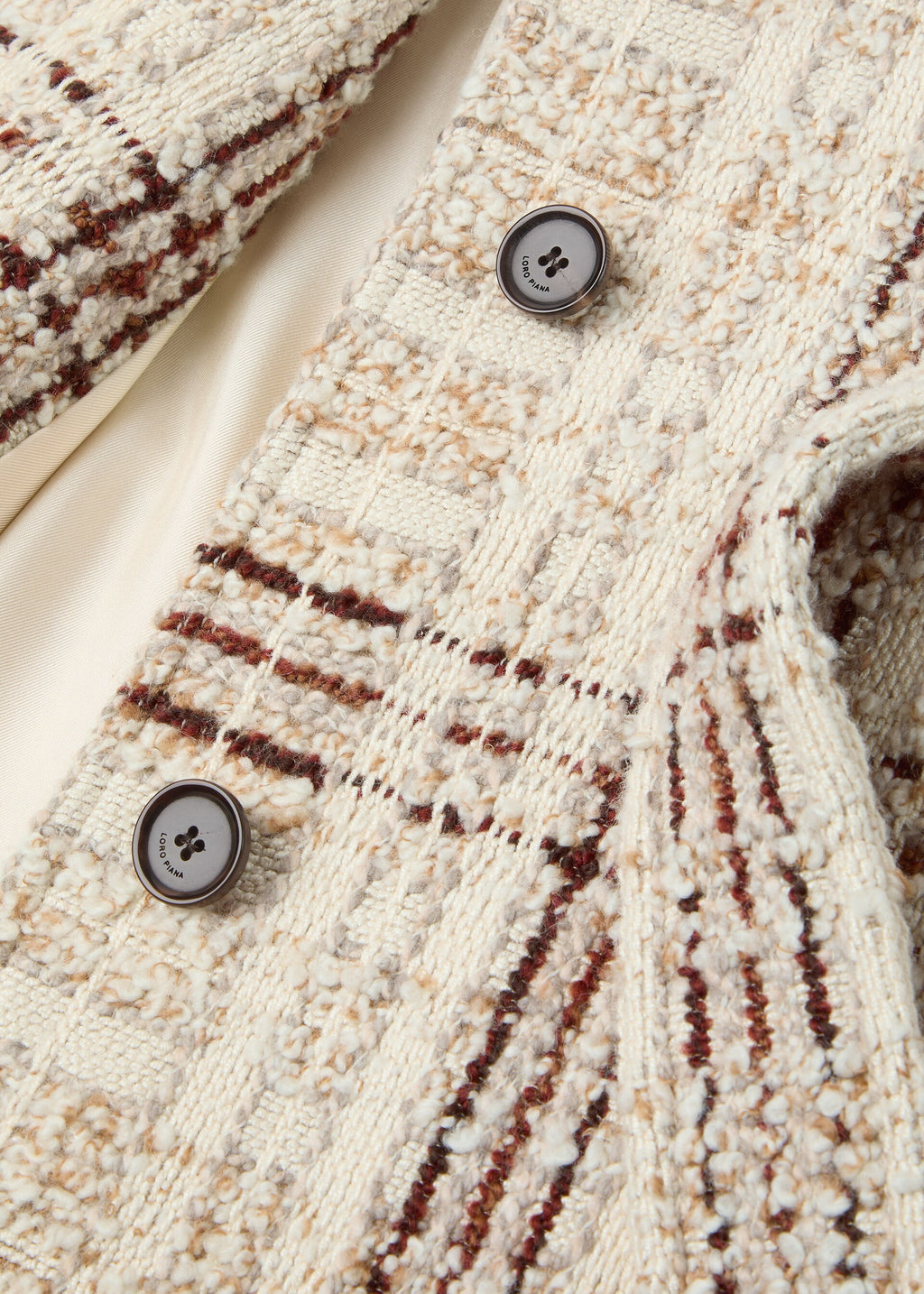 Syd Coat - Silky Cream/Fluid Pastel/Crimson Melange
