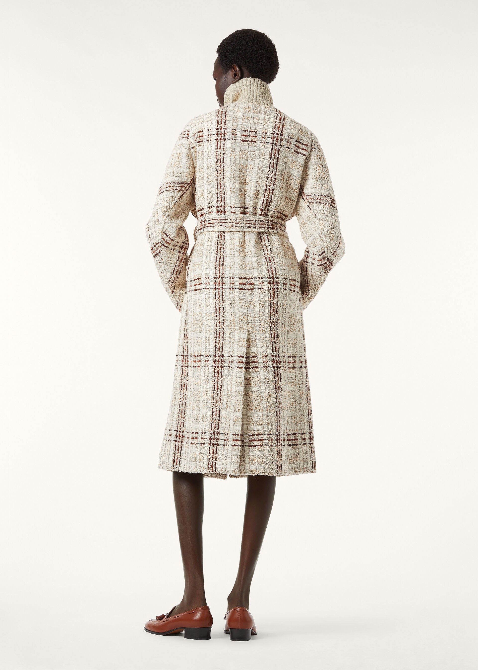 Syd Coat - Silky Cream/Fluid Pastel/Crimson Melange