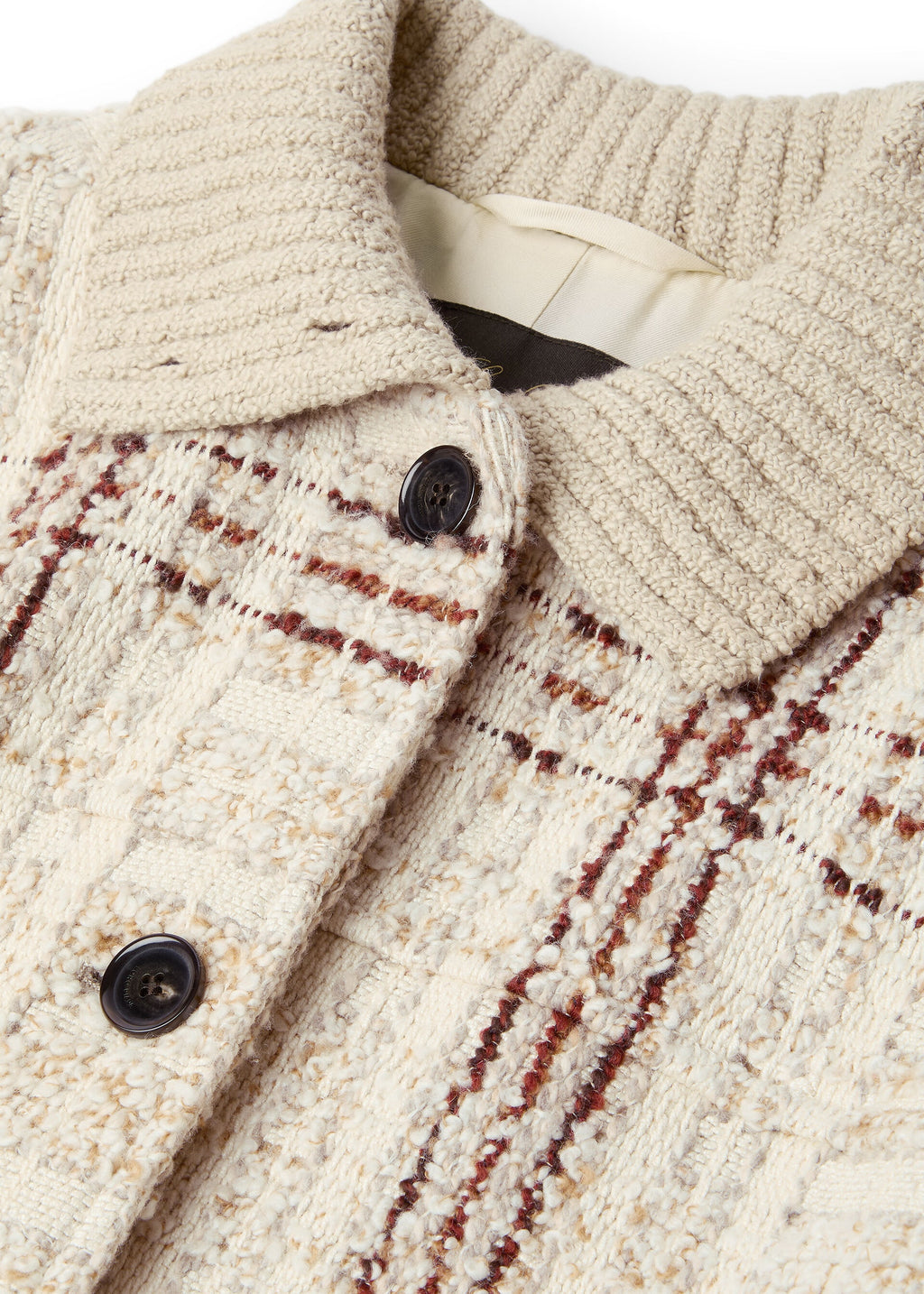 Syd Coat - Silky Cream/Fluid Pastel/Crimson Melange