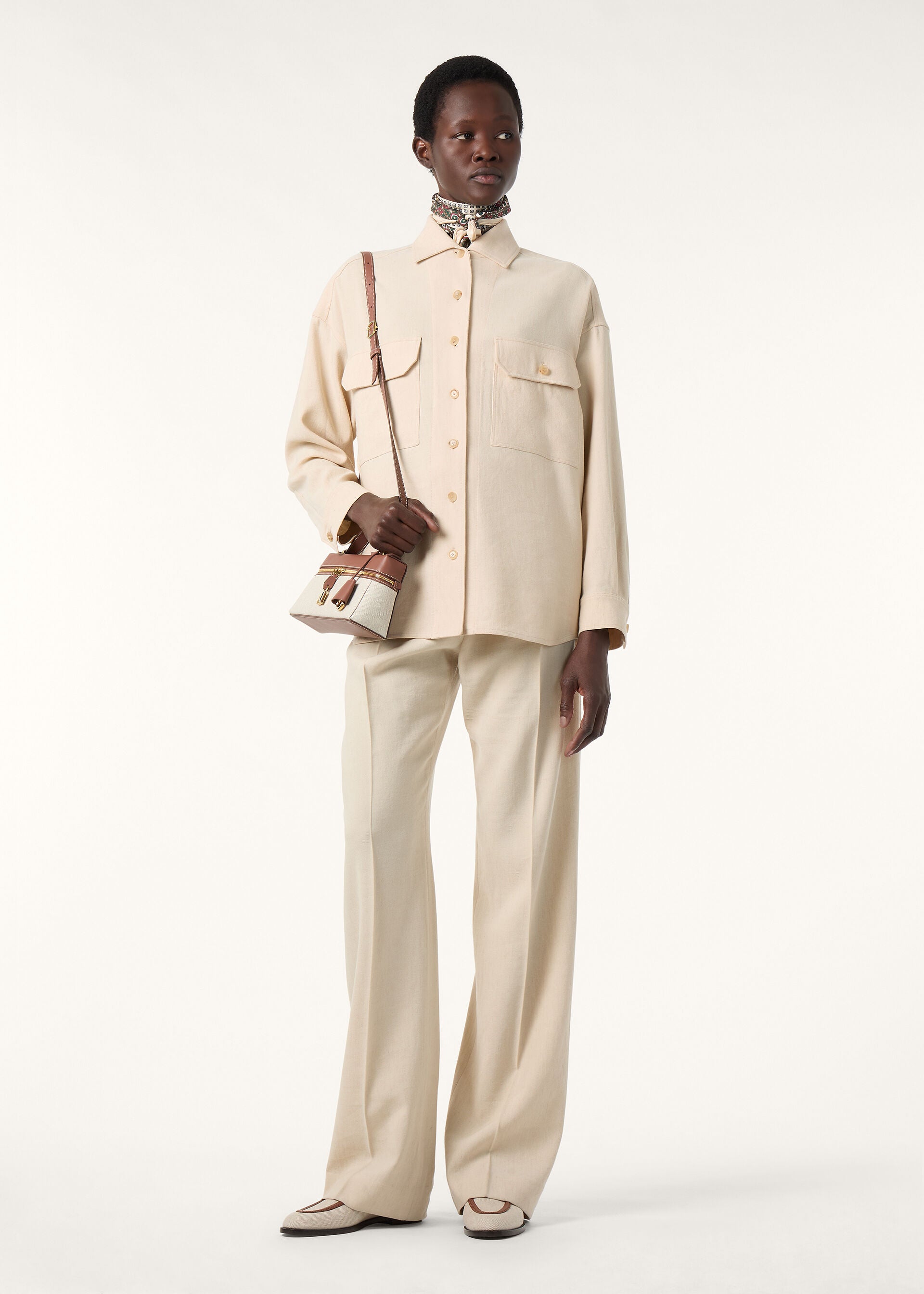 Darby Overshirt - Natural Melange