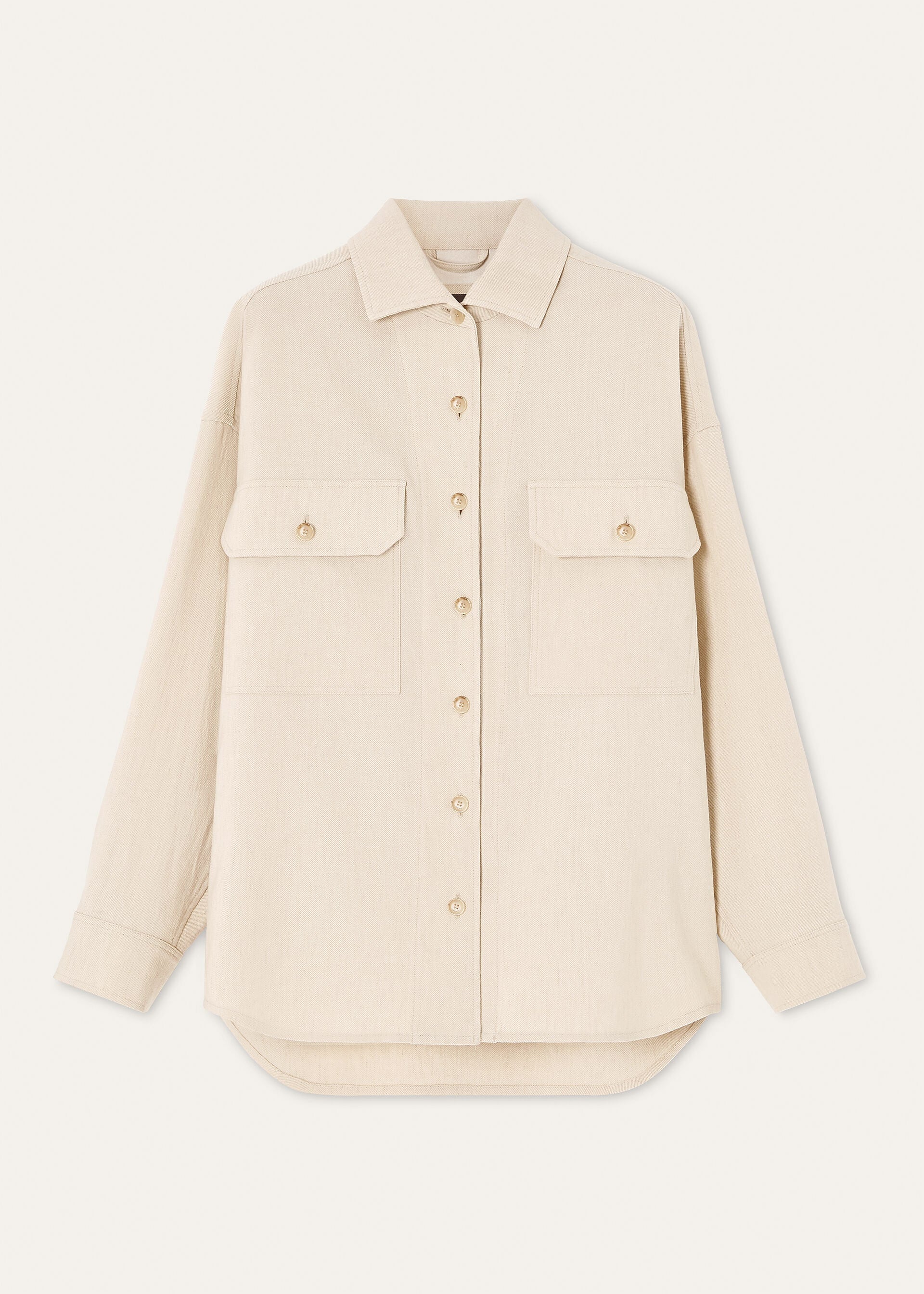 Darby Overshirt - Natural Melange