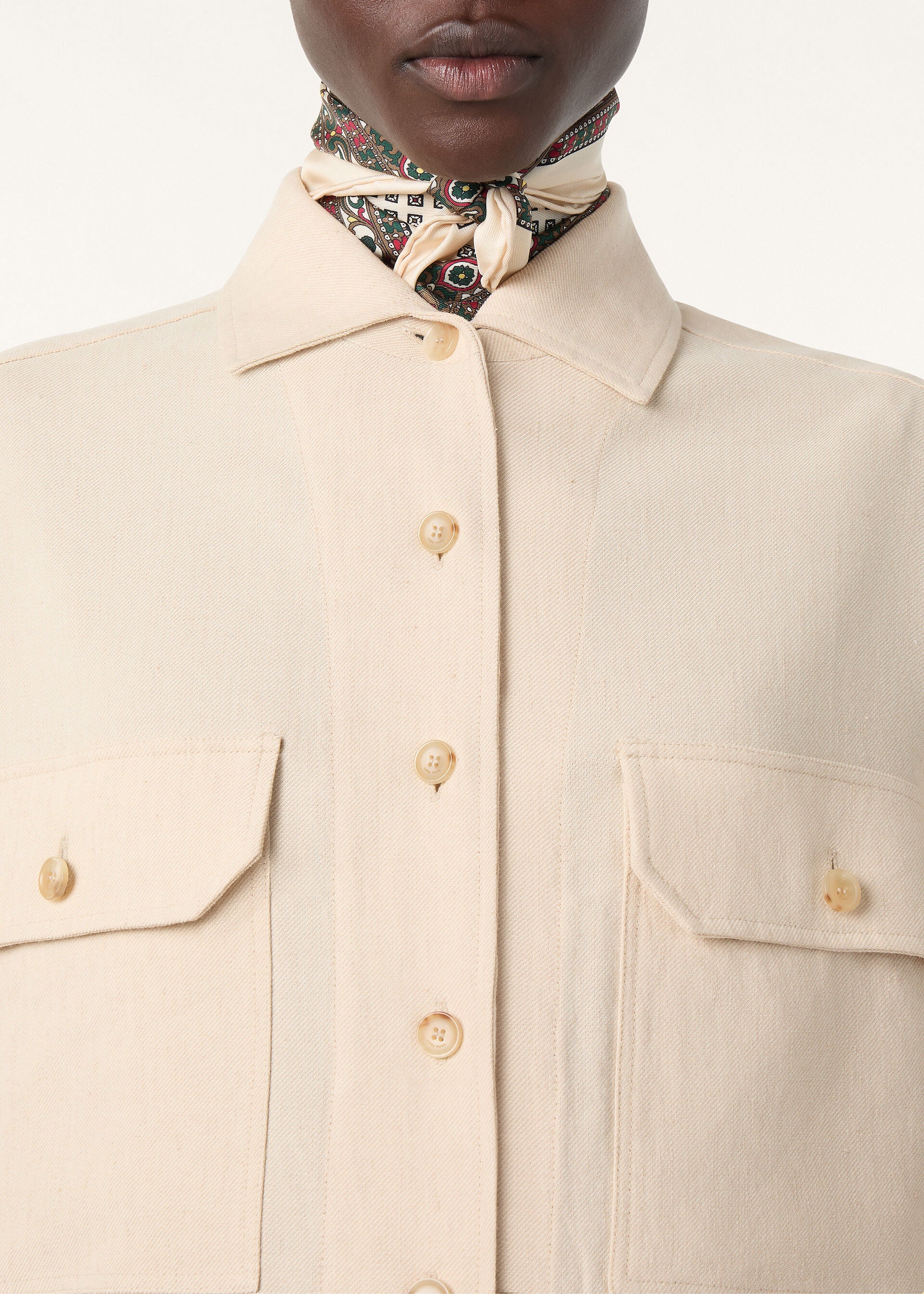 Darby Overshirt - Natural Melange