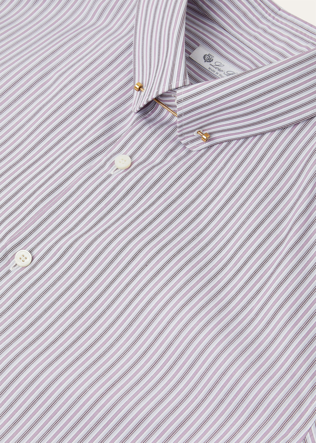 Elia Shirt - Lilac Stripe